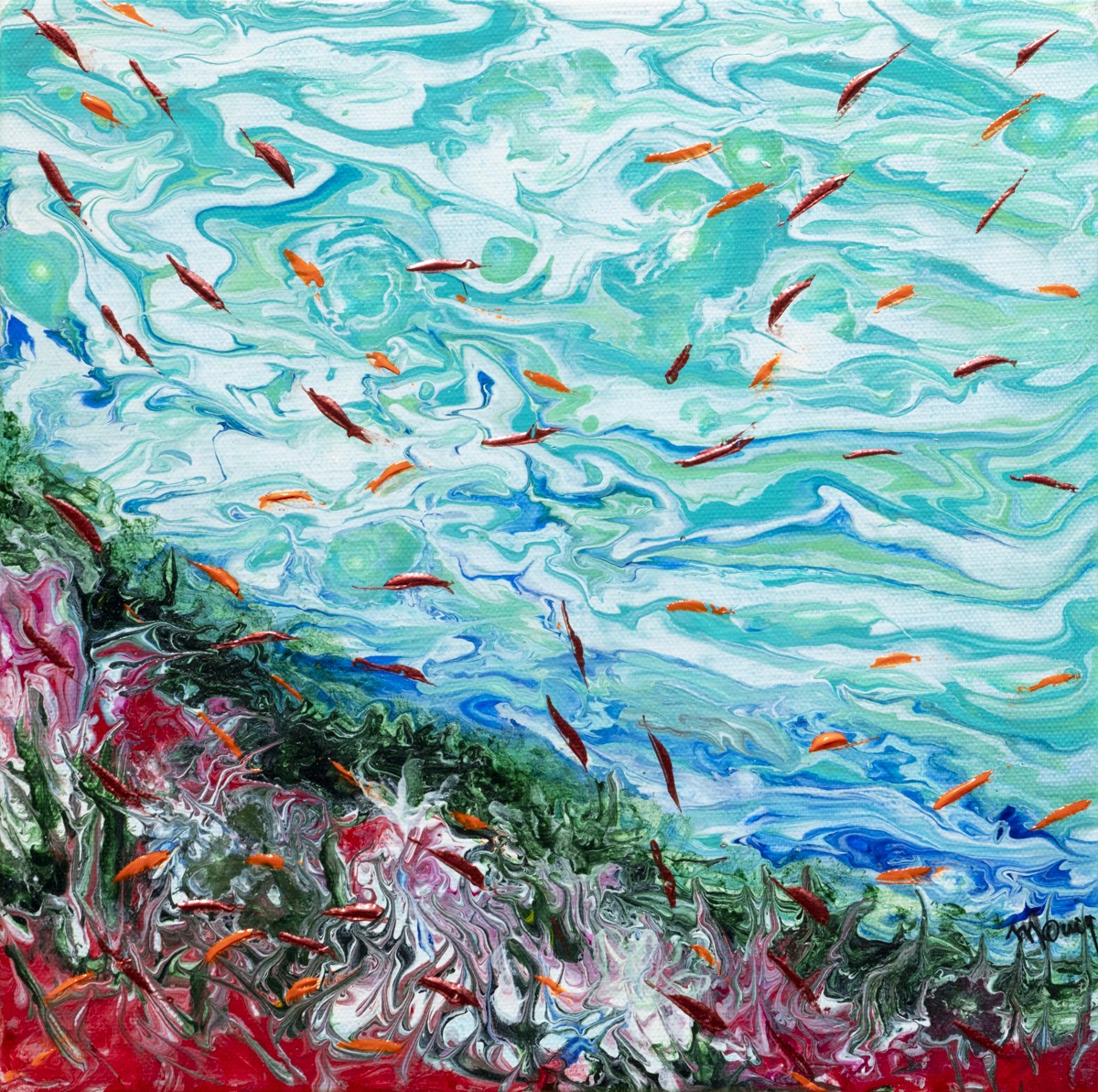 Moniq, Paysage et fonds marins Moniq, Paysage et fonds marins