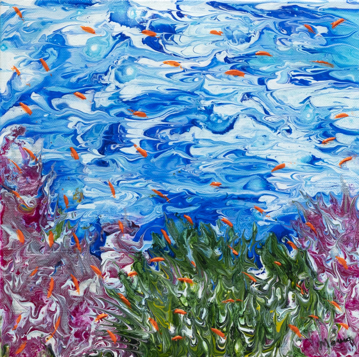 Moniq, Paysage et fonds marins Moniq, Paysage et fonds marins