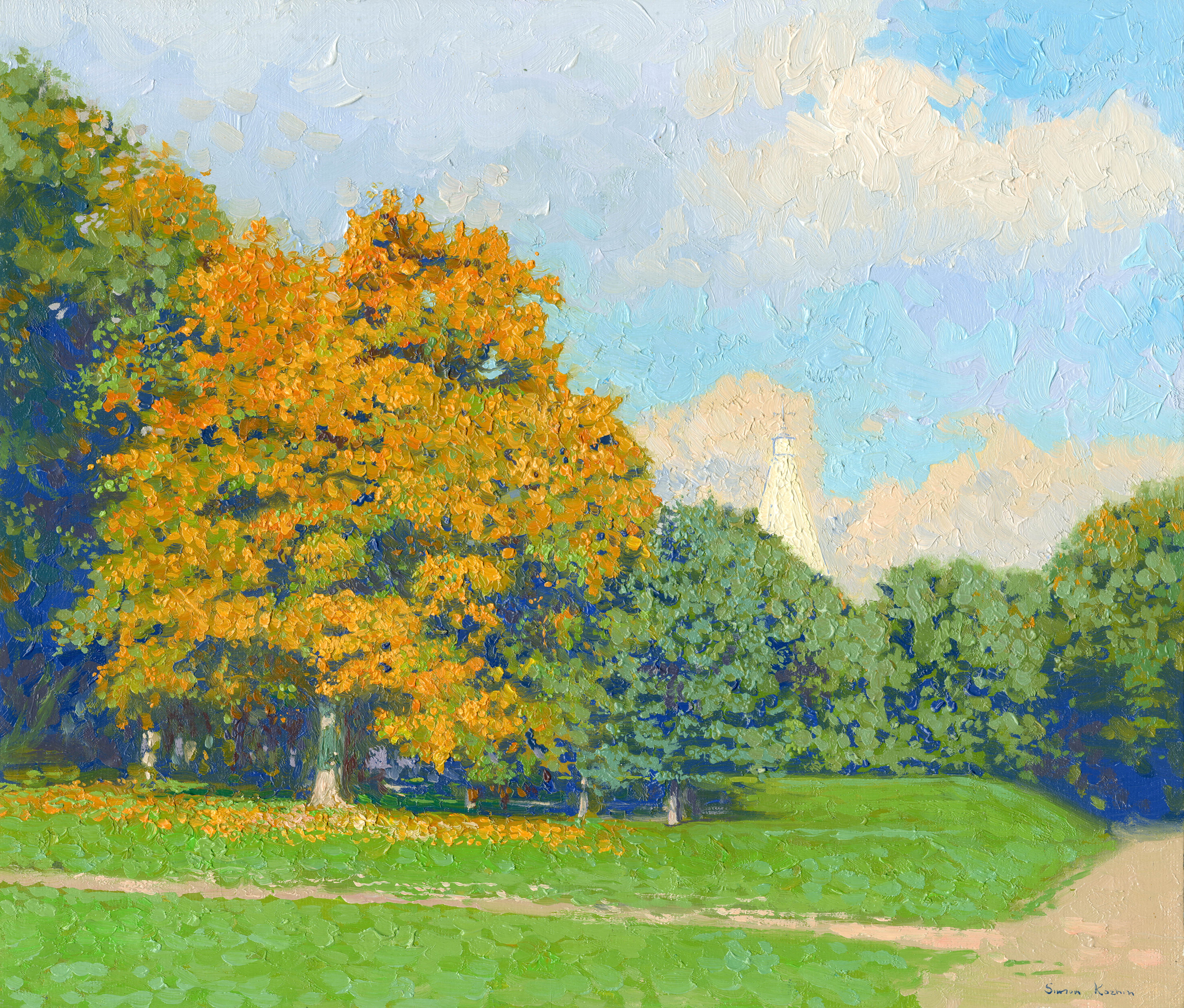 Simon Kozhin, Autumn maple. Kolomenskoye Simon Kozhin, Autumn maple. Kolomenskoye