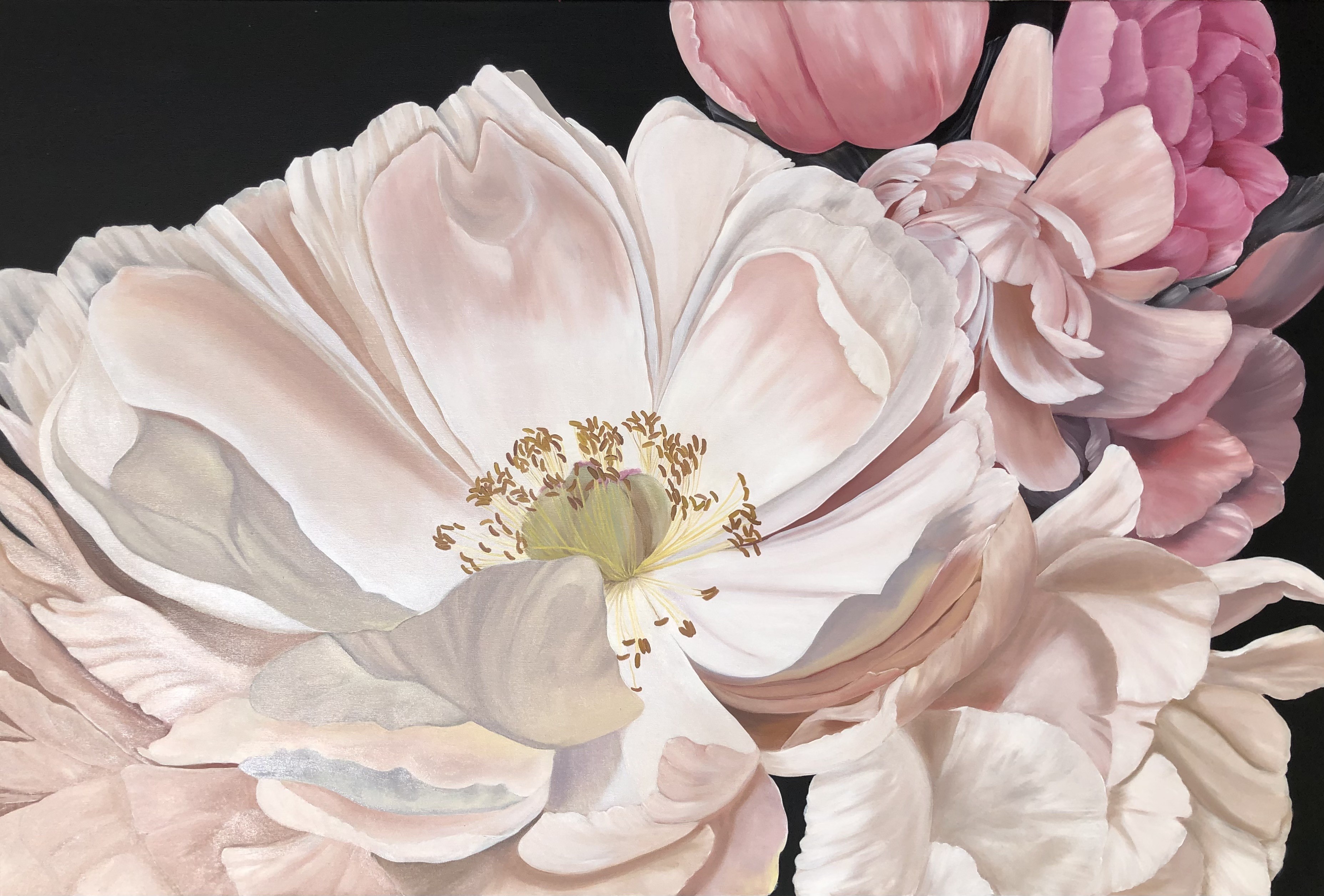 Nataliia Krykun, Calm white, pink, nude, apricot Peonies, Peach Fuzz Nataliia Krykun, Calm white, pink, nude, apricot Peonies, Peach Fuzz