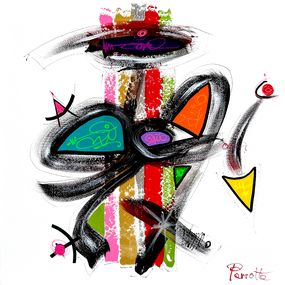 Tableau abstrait multicolore Couleurs de l'esprit , Eva Jekins