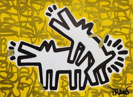 True love GOLD (a tribute to Haring), Dr. Love