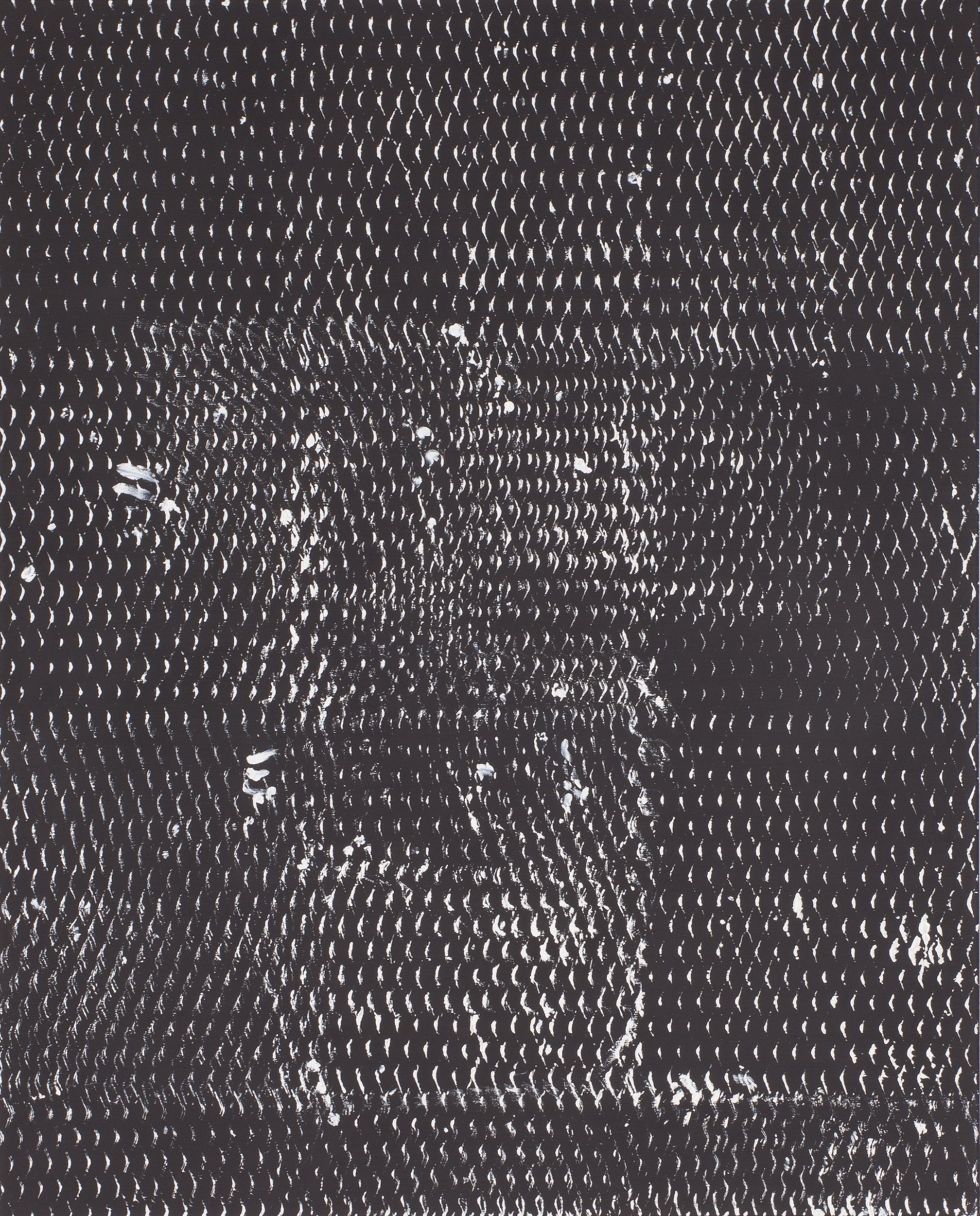 Clemens Wolf, Black and White I, Expanded Metal Painting Clemens Wolf, Black and White I, Expanded Metal Painting