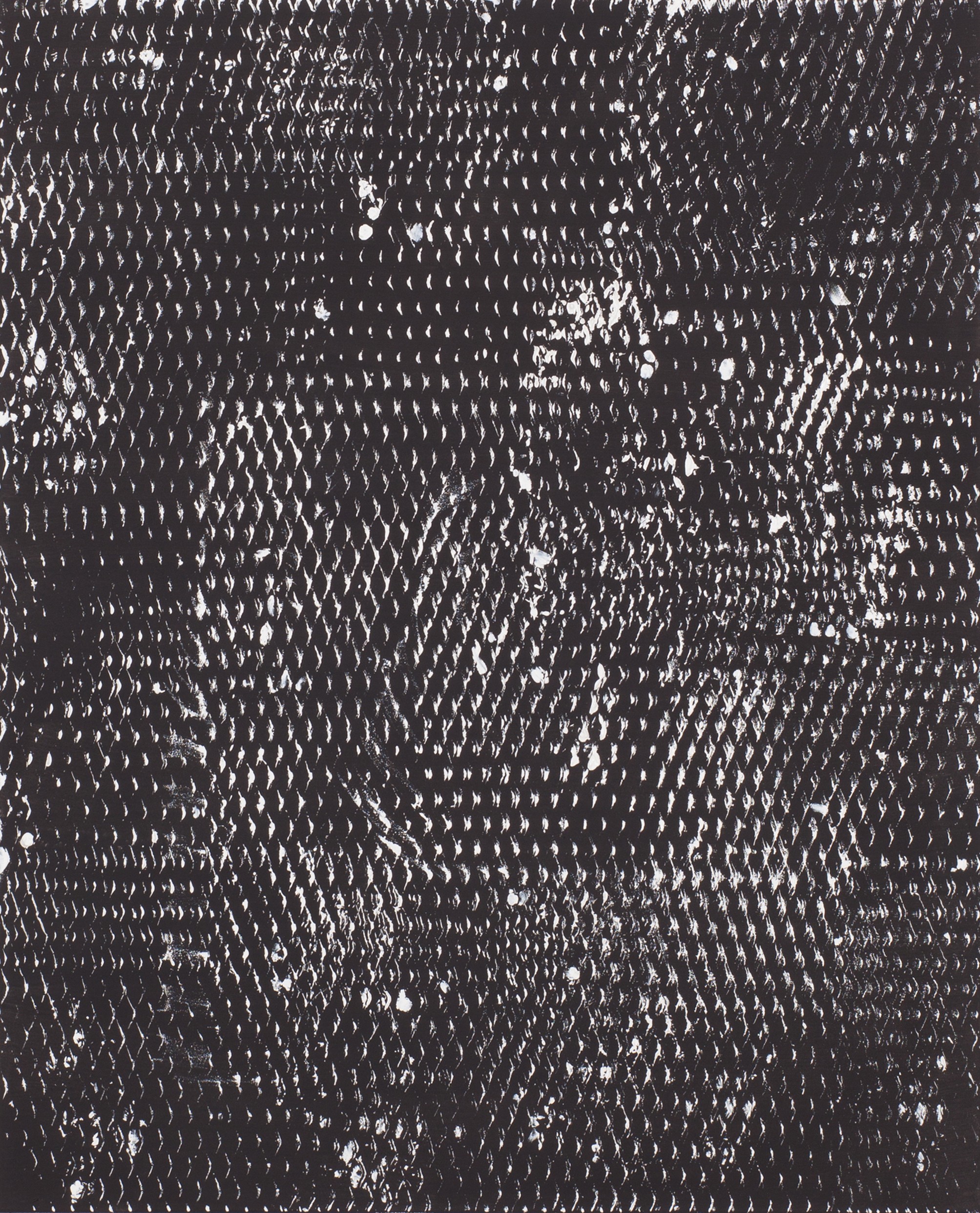 Clemens Wolf, Black and White II, Expanded Metal Painting Clemens Wolf, Black and White II, Expanded Metal Painting