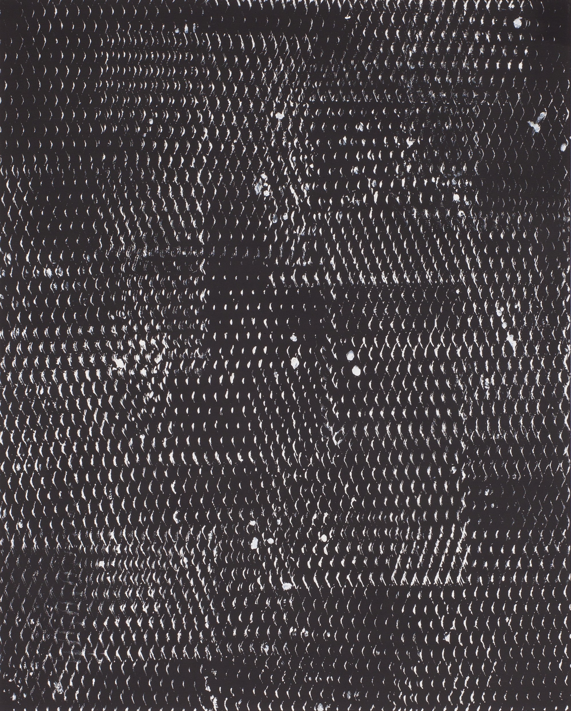Clemens Wolf, Black and White III, Expanded Metal Painting Clemens Wolf, Black and White III, Expanded Metal Painting
