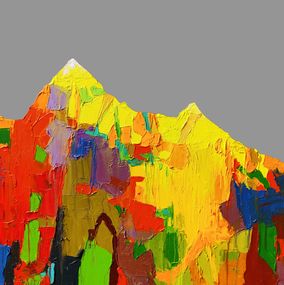 Gemälde, Sunrise and Elements 02-01, Abhishek Kumar