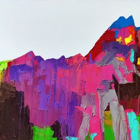 Gemälde, Magenta Majesty, Abhishek Kumar