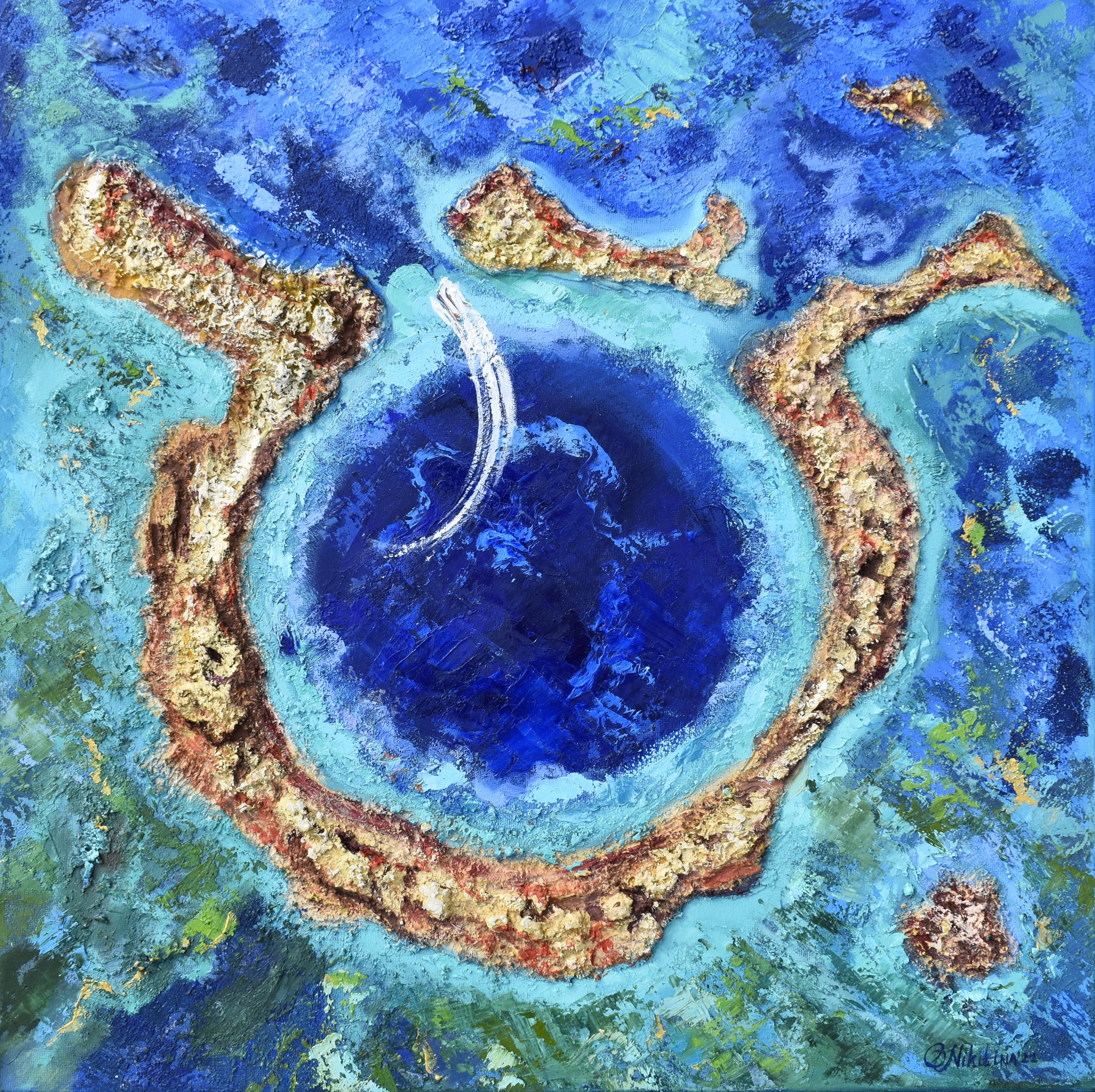 Olga Nikitina, Belize Blue Hole Olga Nikitina, Belize Blue Hole