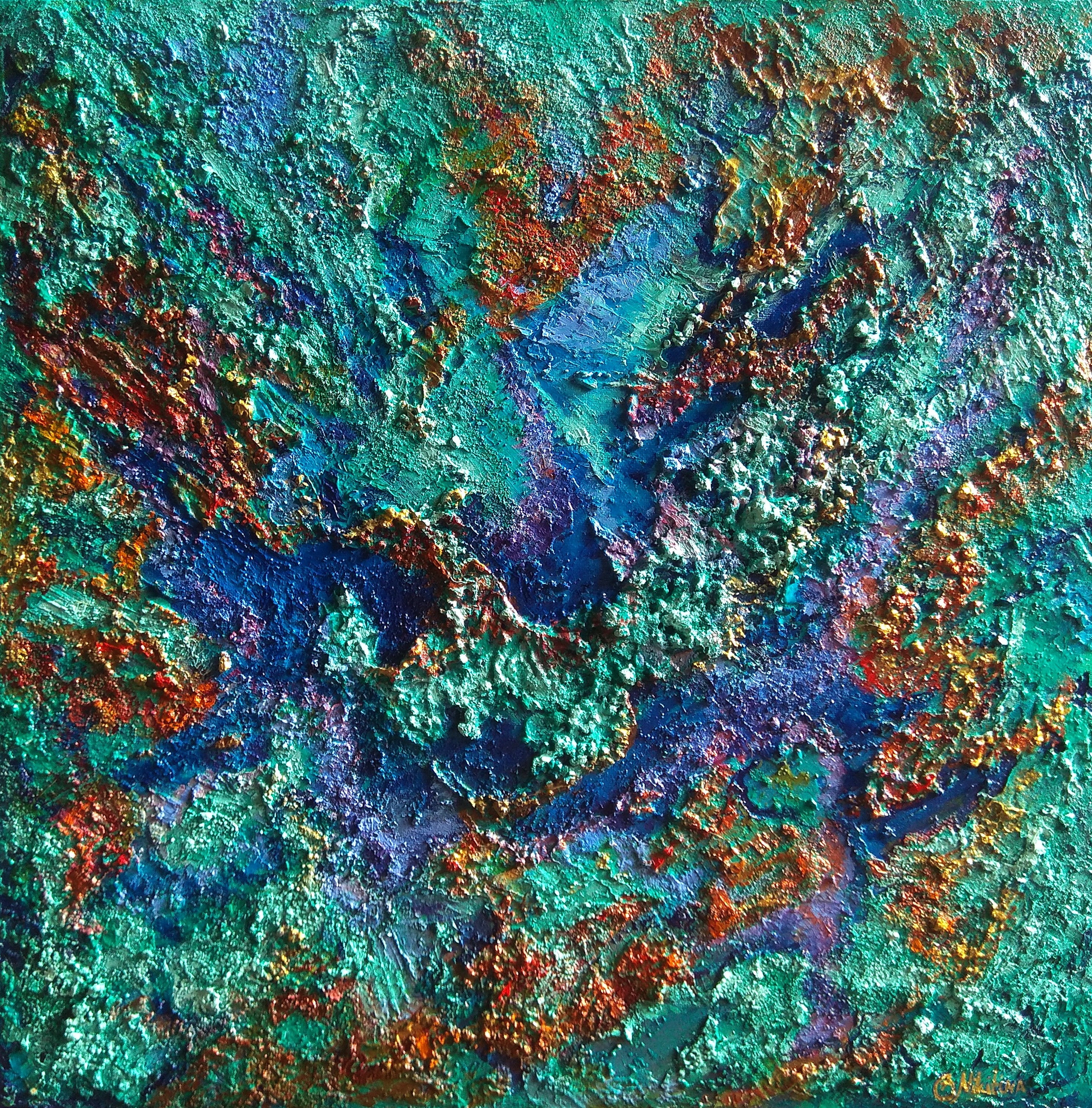 Olga Nikitina, Abstract Coral Reef Olga Nikitina, Abstract Coral Reef