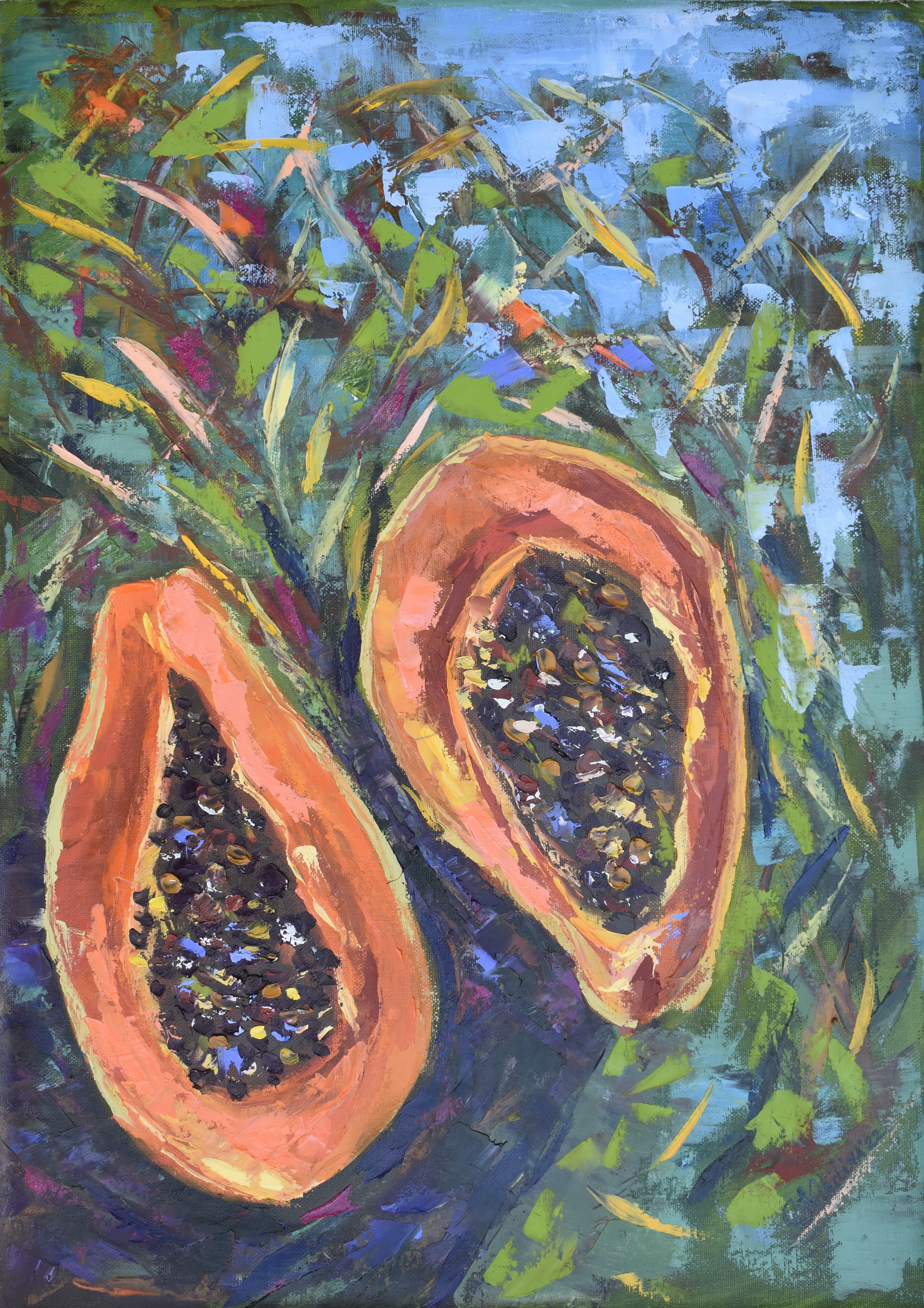 Olga Nikitina, Papaya Fruit Olga Nikitina, Papaya Fruit