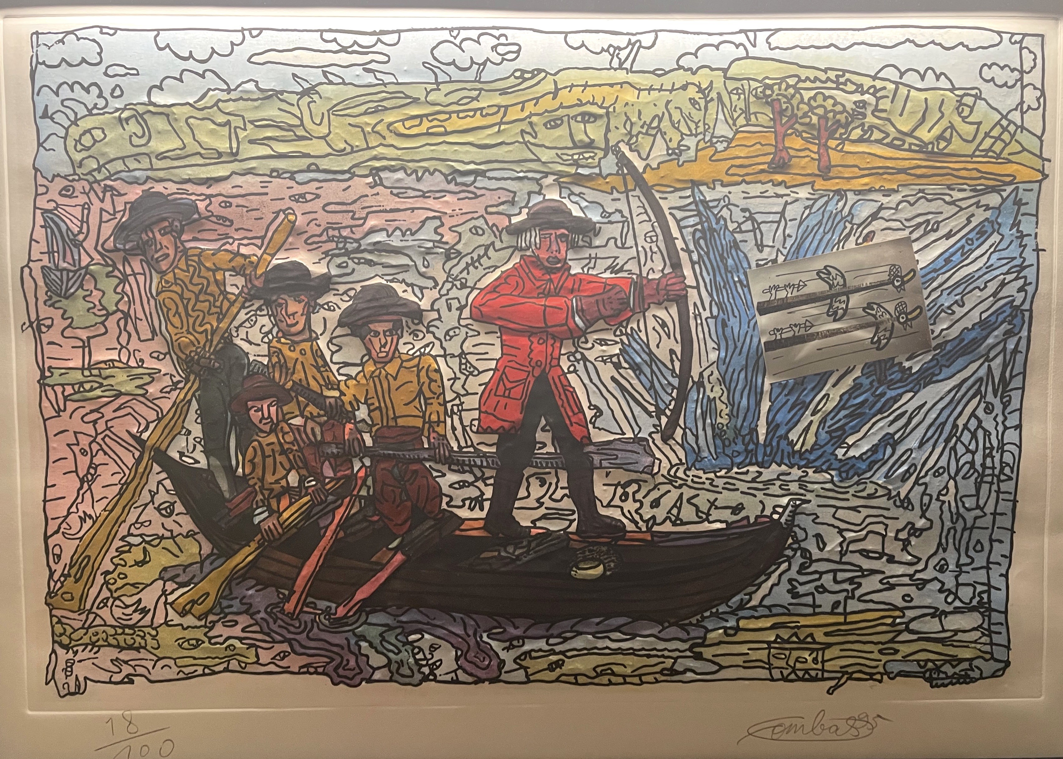 Robert Combas, La chasse aux canards Robert Combas, La chasse aux canards