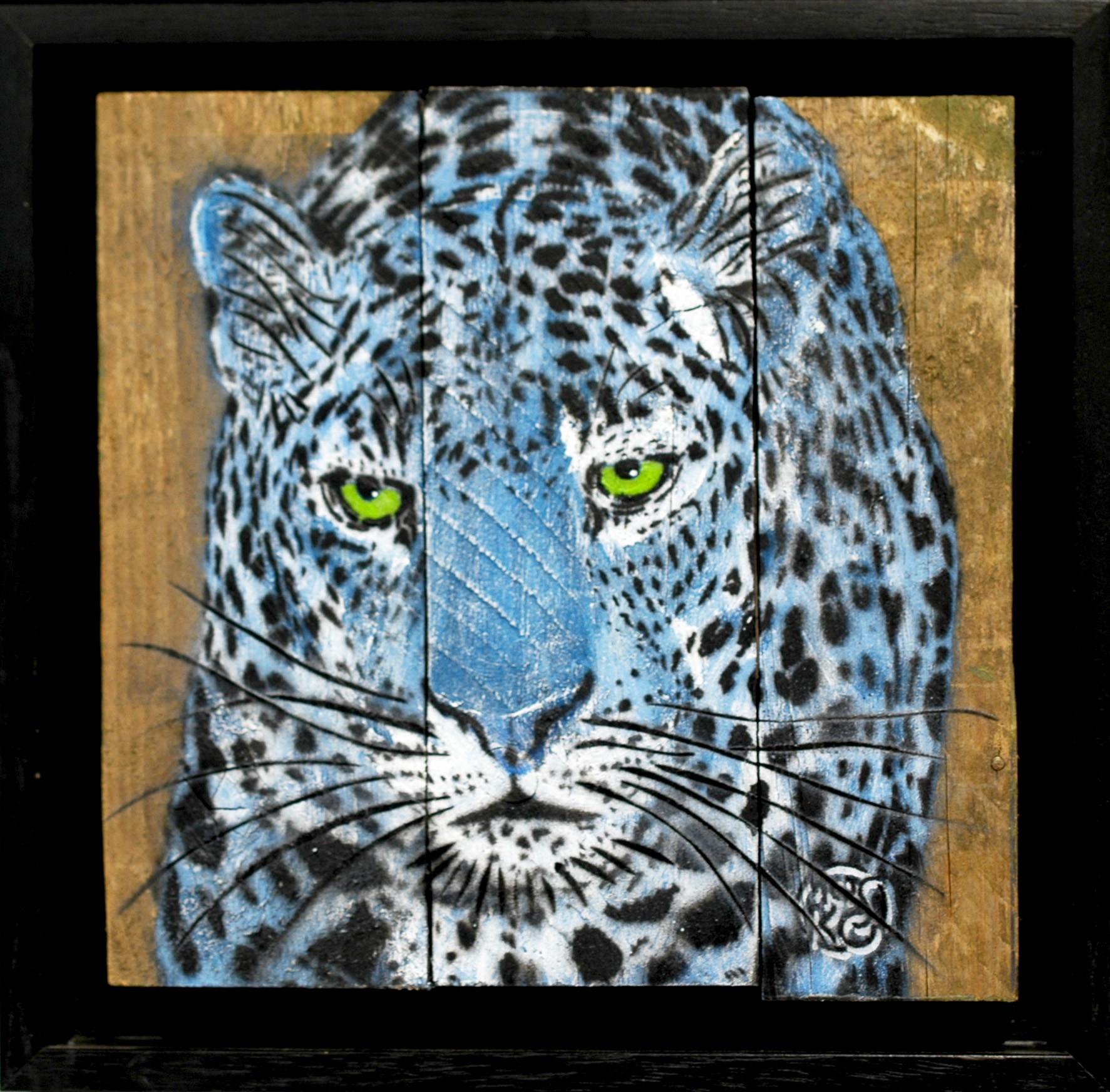 Mosko, Panthère face bleue Mosko, Panthère face bleue