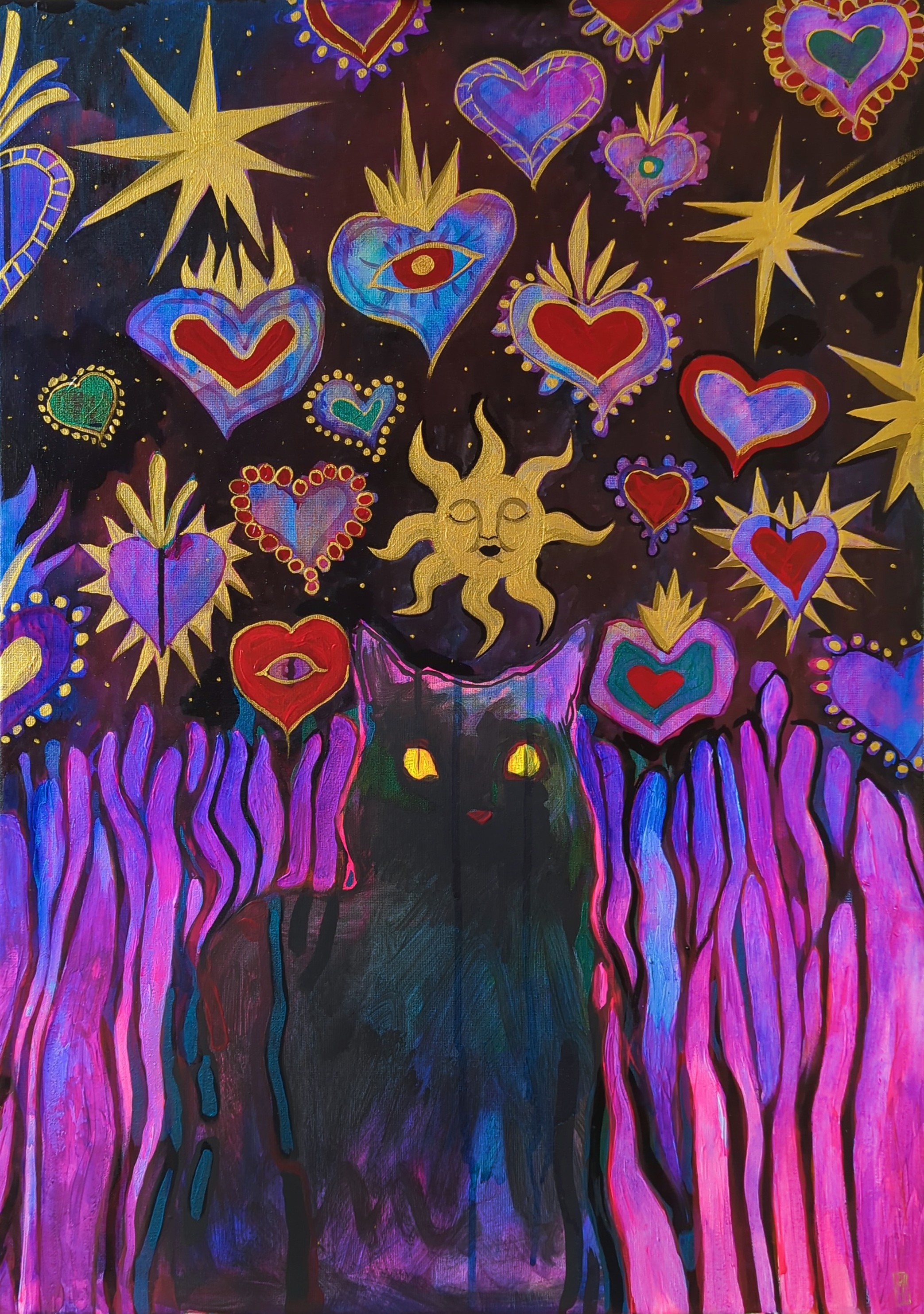 Olha Vlasova, Night of purring Olha Vlasova, Night of purring