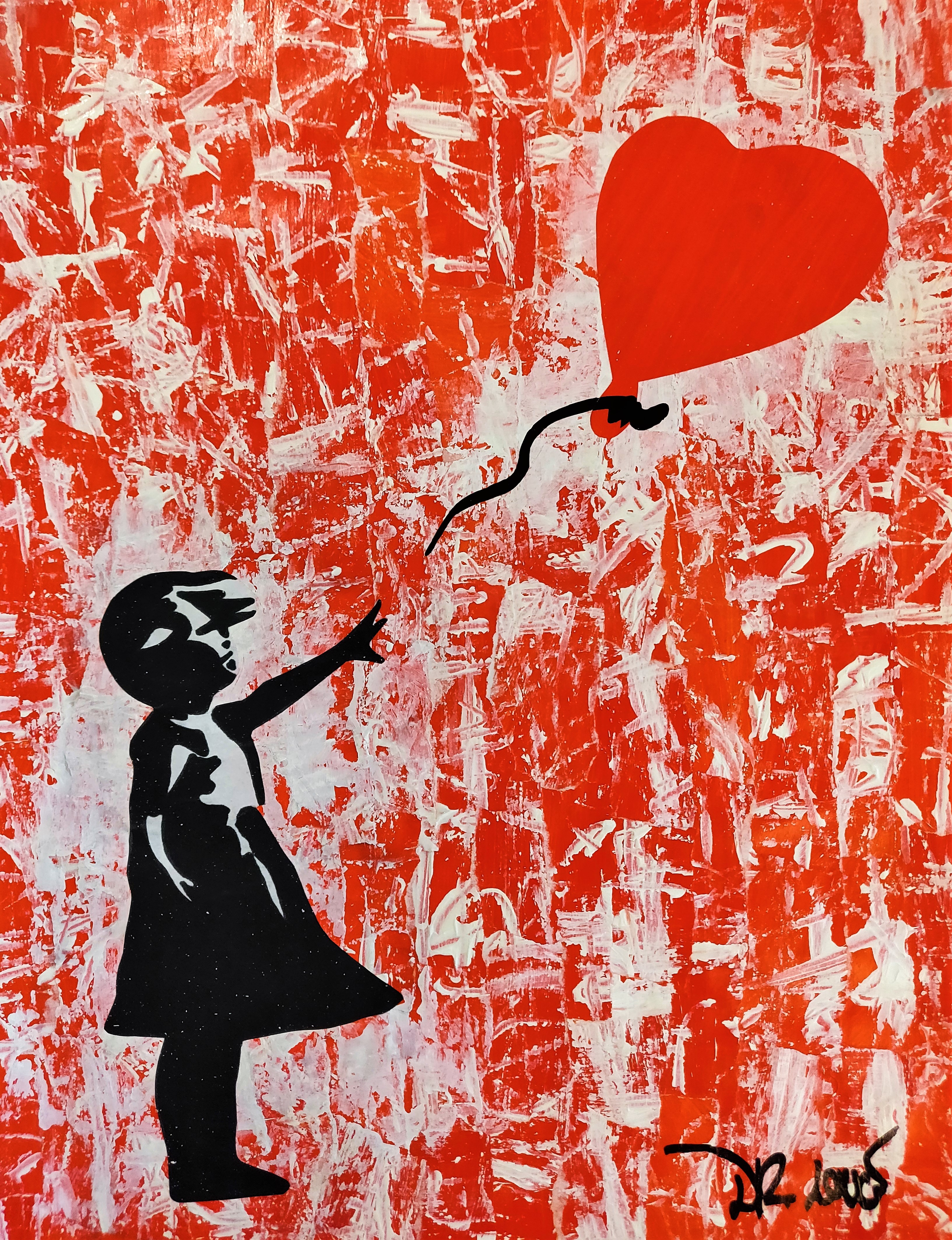 Dr. Love, Love and Hope Red (a tribute to Banksy) Dr. Love, Love and Hope Red (a tribute to Banksy)