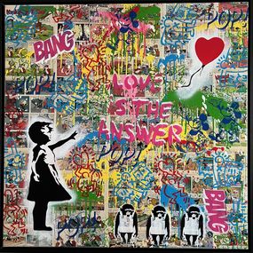 Girl with balloon x PopArt x Love is the Answer, Koen Betjes
