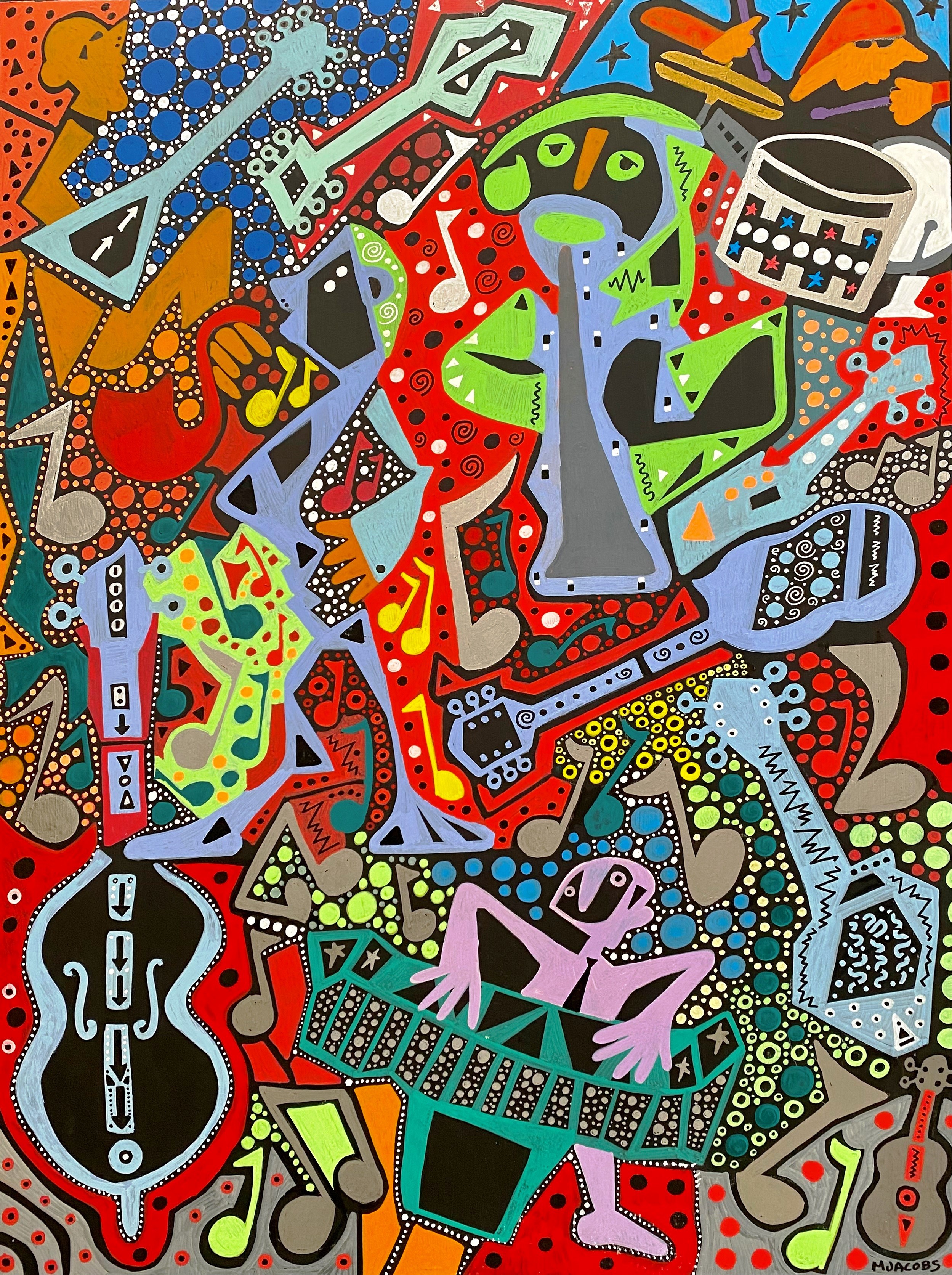 Mike Jacobs, Musicians in living color Mike Jacobs, Musicians in living color