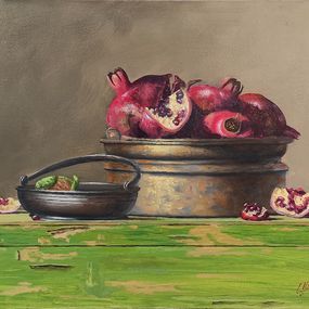 Gemälde, Still life with pomegranates, Arayik Murdaynan