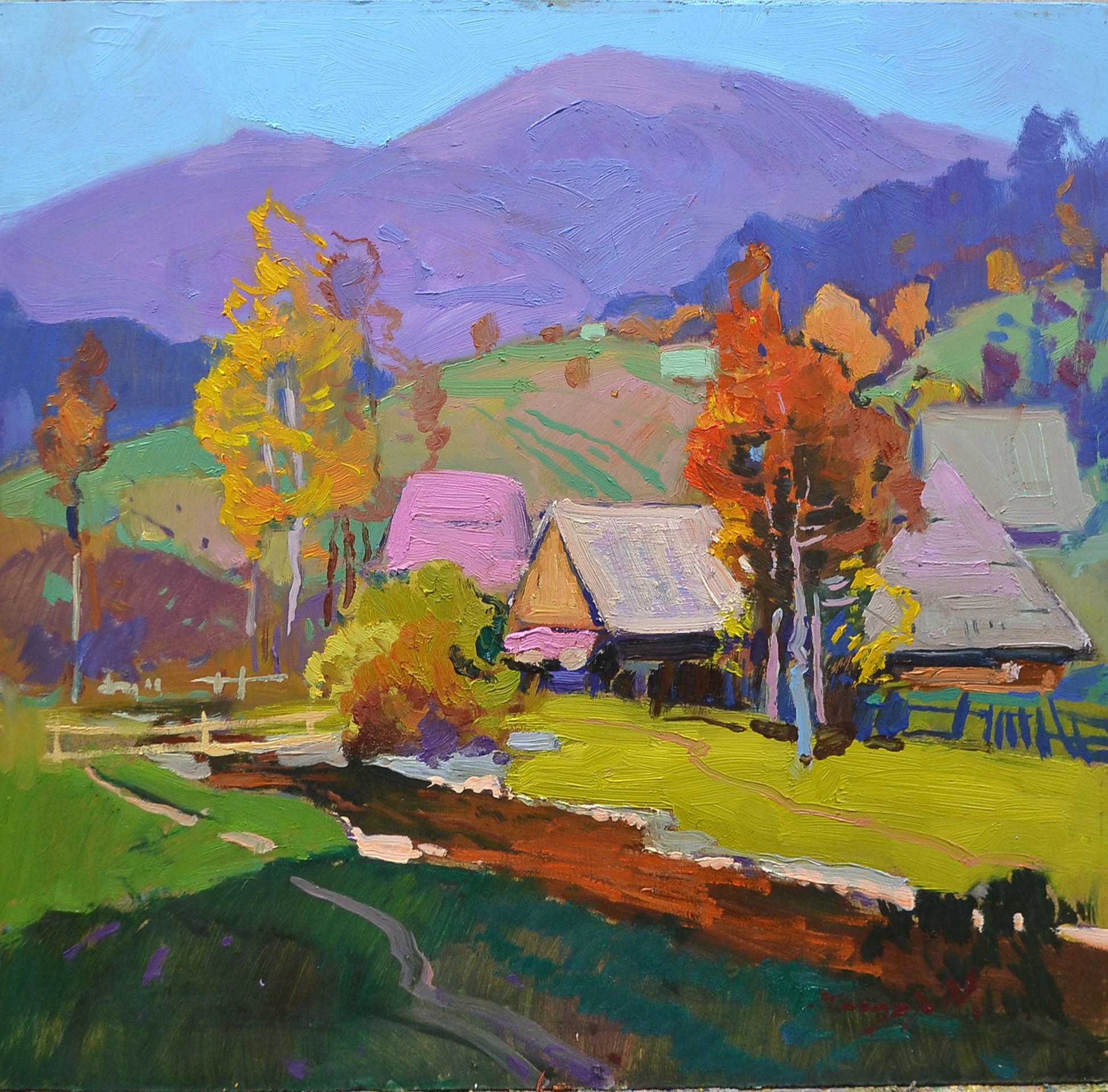 Alexander Shandor, In the village of Studeny Alexander Shandor, In the village of Studeny