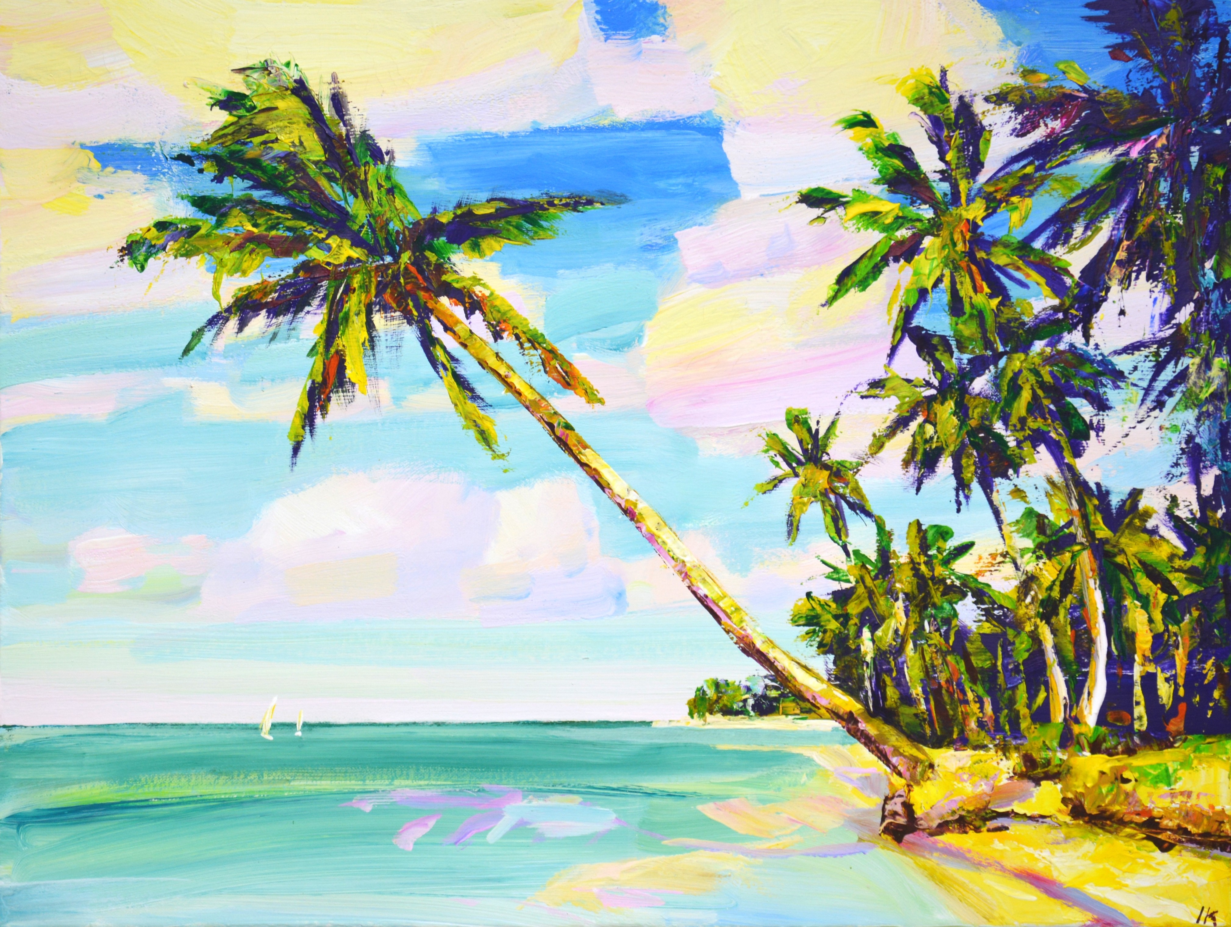 Iryna Kastsova, Palms. Ocean 2. Iryna Kastsova, Palms. Ocean 2.