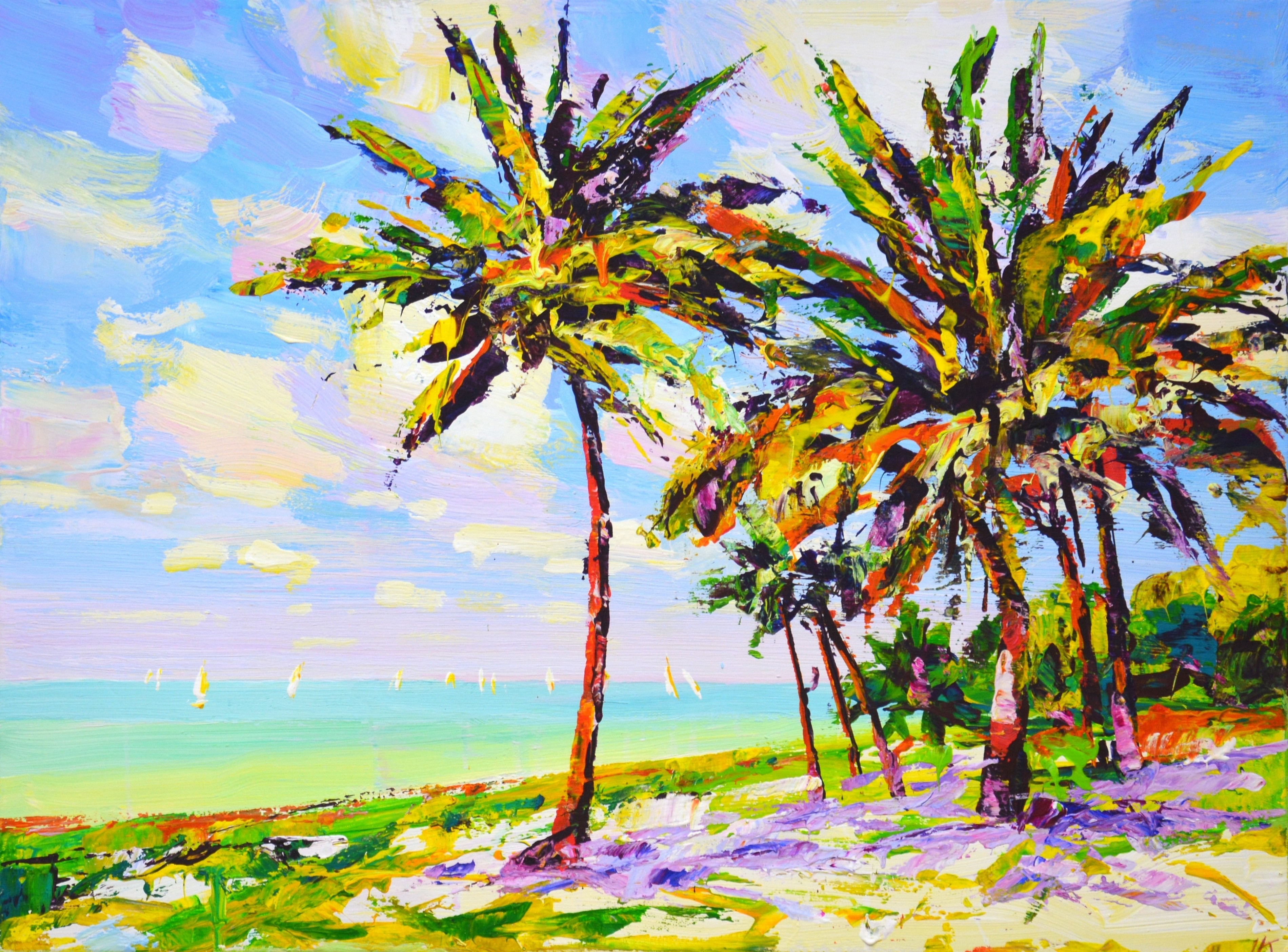 Iryna Kastsova, Beach. Ocean. Palms. Iryna Kastsova, Beach. Ocean. Palms.