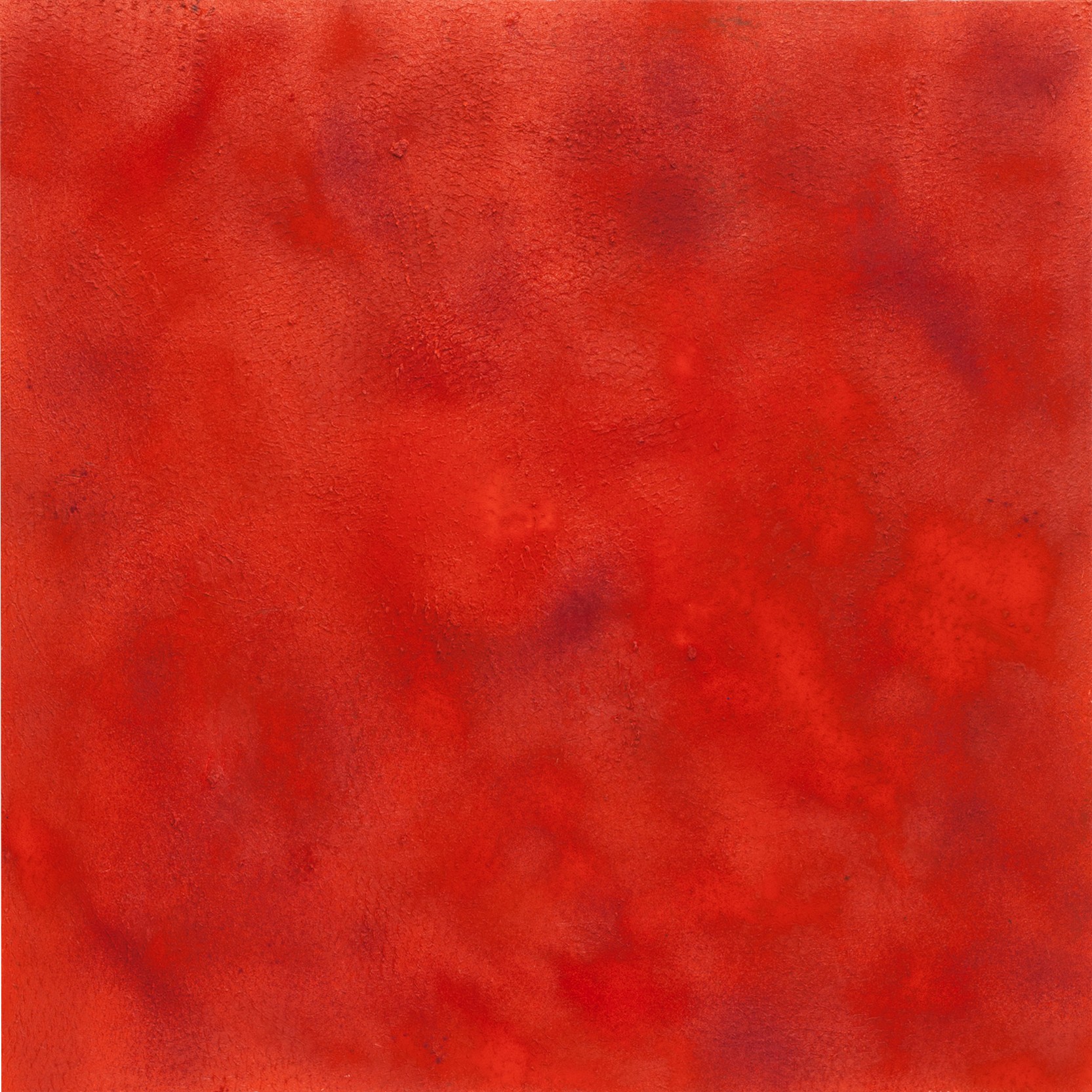 Clemens Wolf, Red II, Expanded Metal Pigment Painting Clemens Wolf, Red II, Expanded Metal Pigment Painting