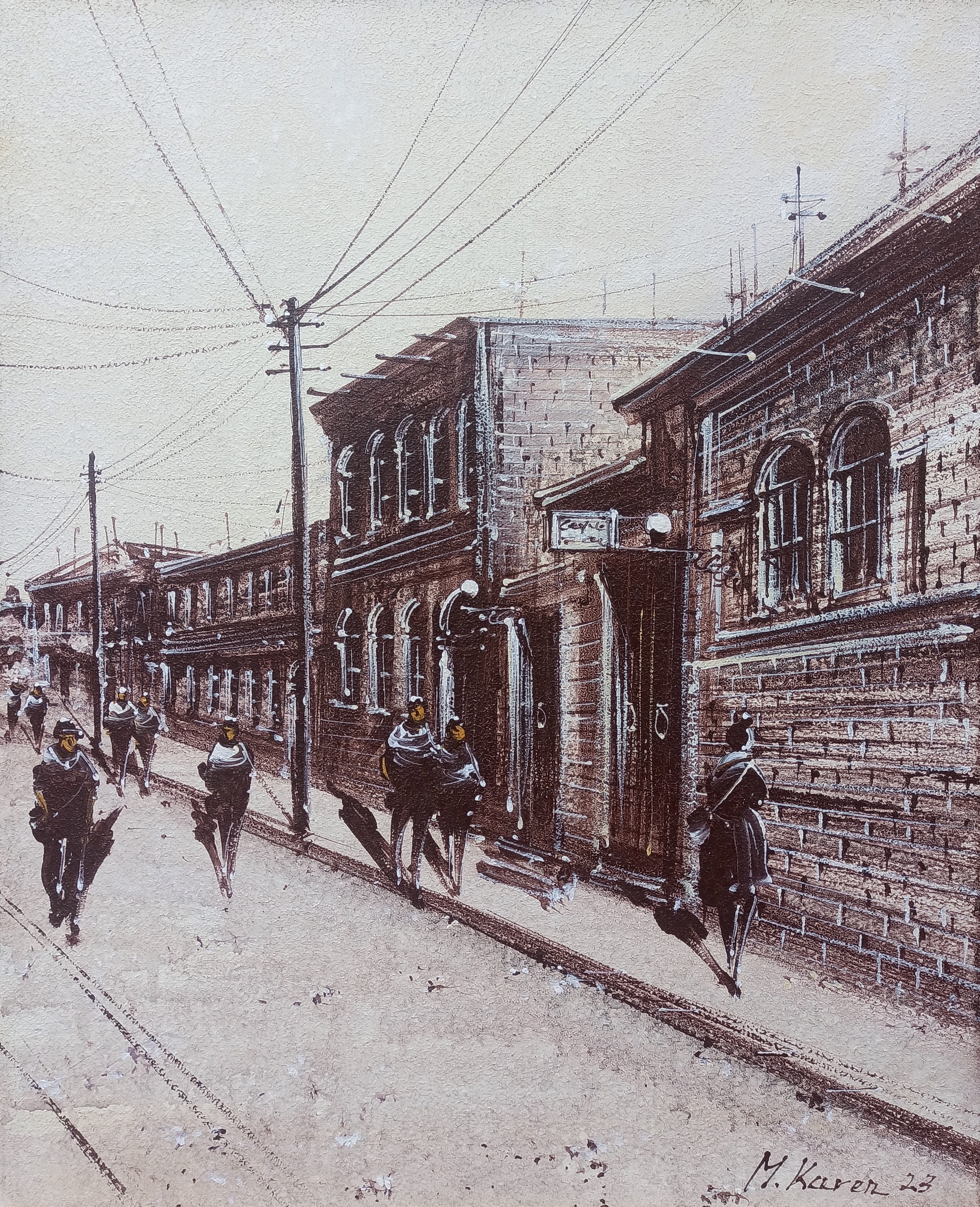 Aram Movsisyan, Cityscape - Old Yerevan Aram Movsisyan, Cityscape - Old Yerevan