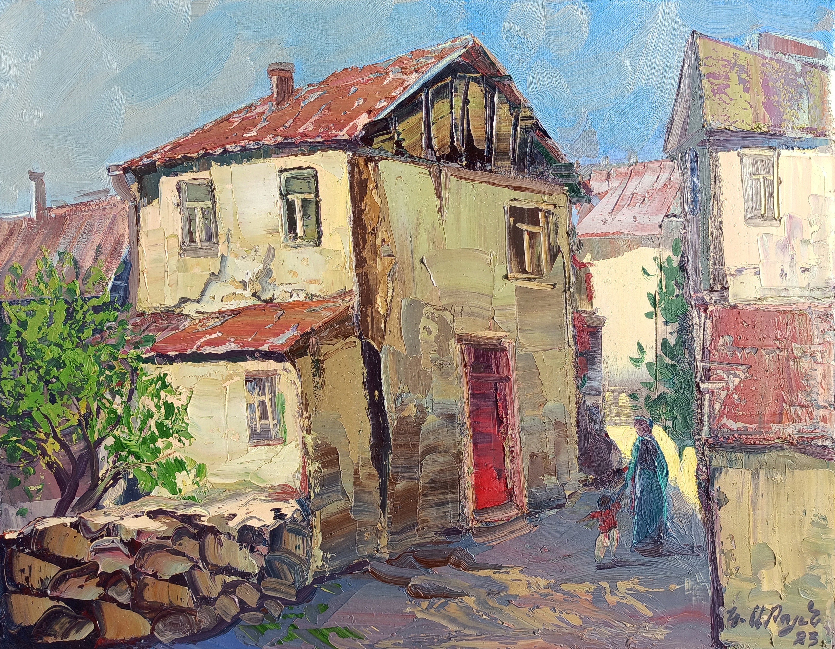 Kamo Atoyan, Rural scene Kamo Atoyan, Rural scene