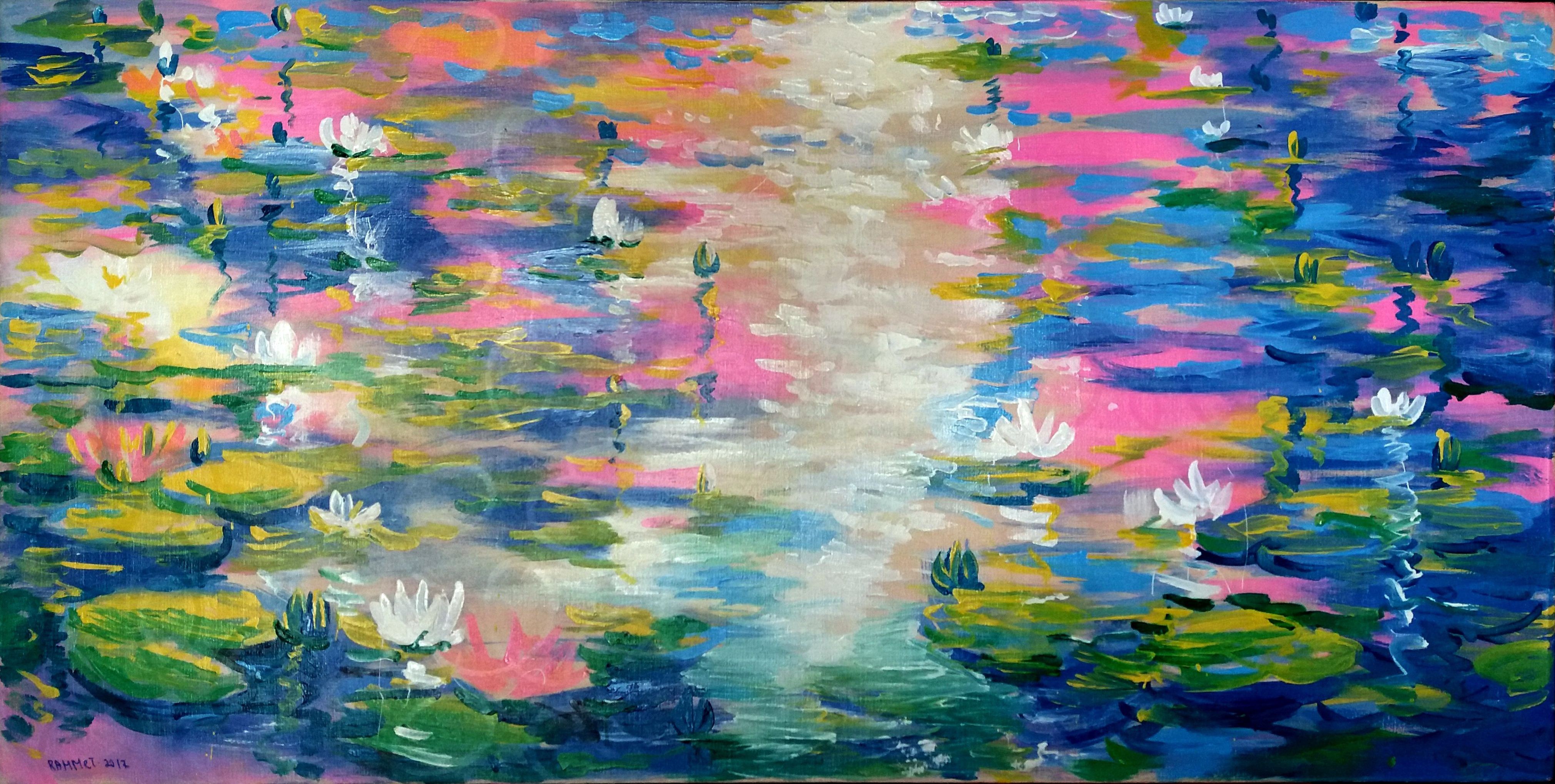 Rakhmet Redzhepov (Ramzi), Water Lilies in the Lake Rakhmet Redzhepov (Ramzi), Water Lilies in the Lake