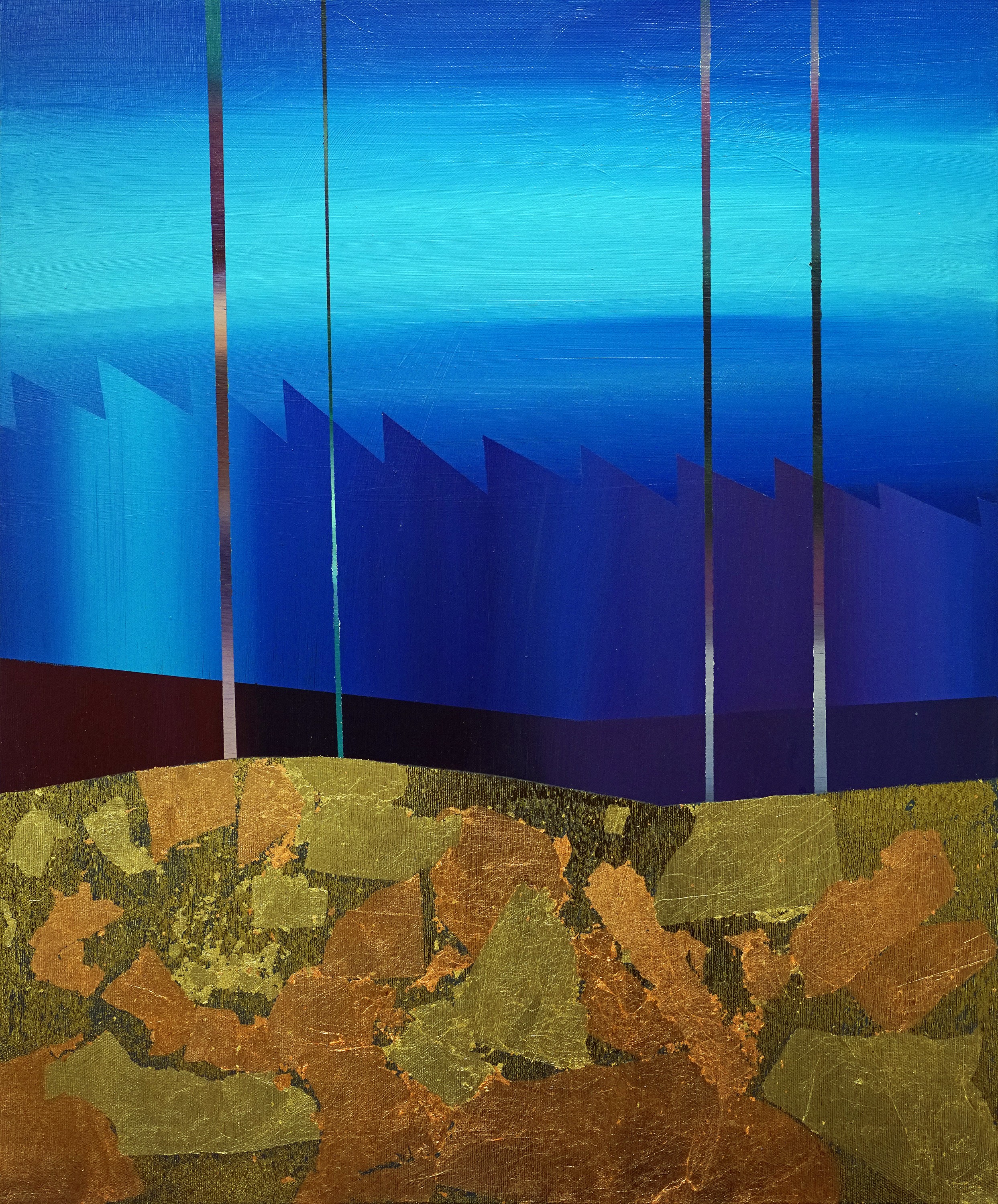 Kaliya Ka, Exit from view: blue Kaliya Ka, Exit from view: blue