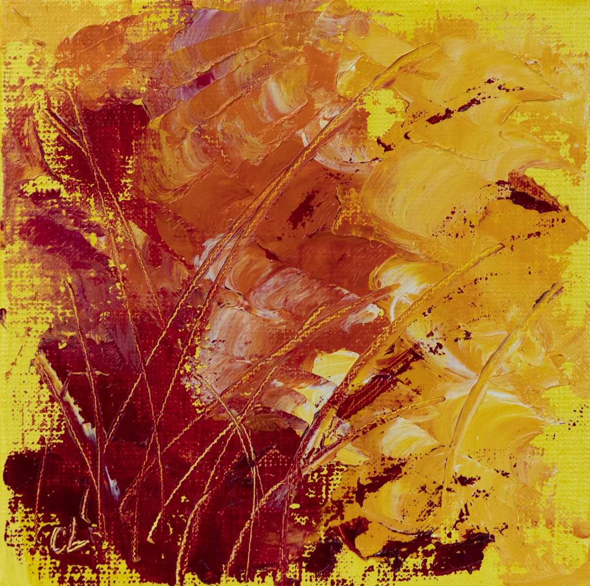 Claire de Noinville, Safran - série Abstraction et matière Claire de Noinville, Safran - série Abstraction et matière