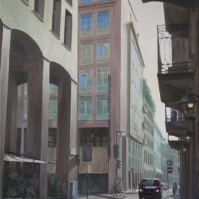 Gemälde, Milanese Morning, Ciprian Mihailescu