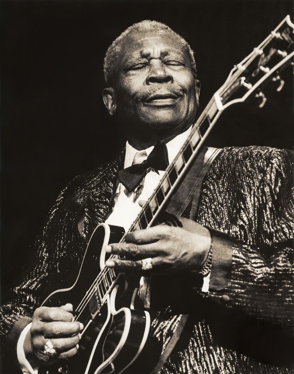 Richard Beland, BB king - Massey Hall, Toronto 1999, Photography on paper
