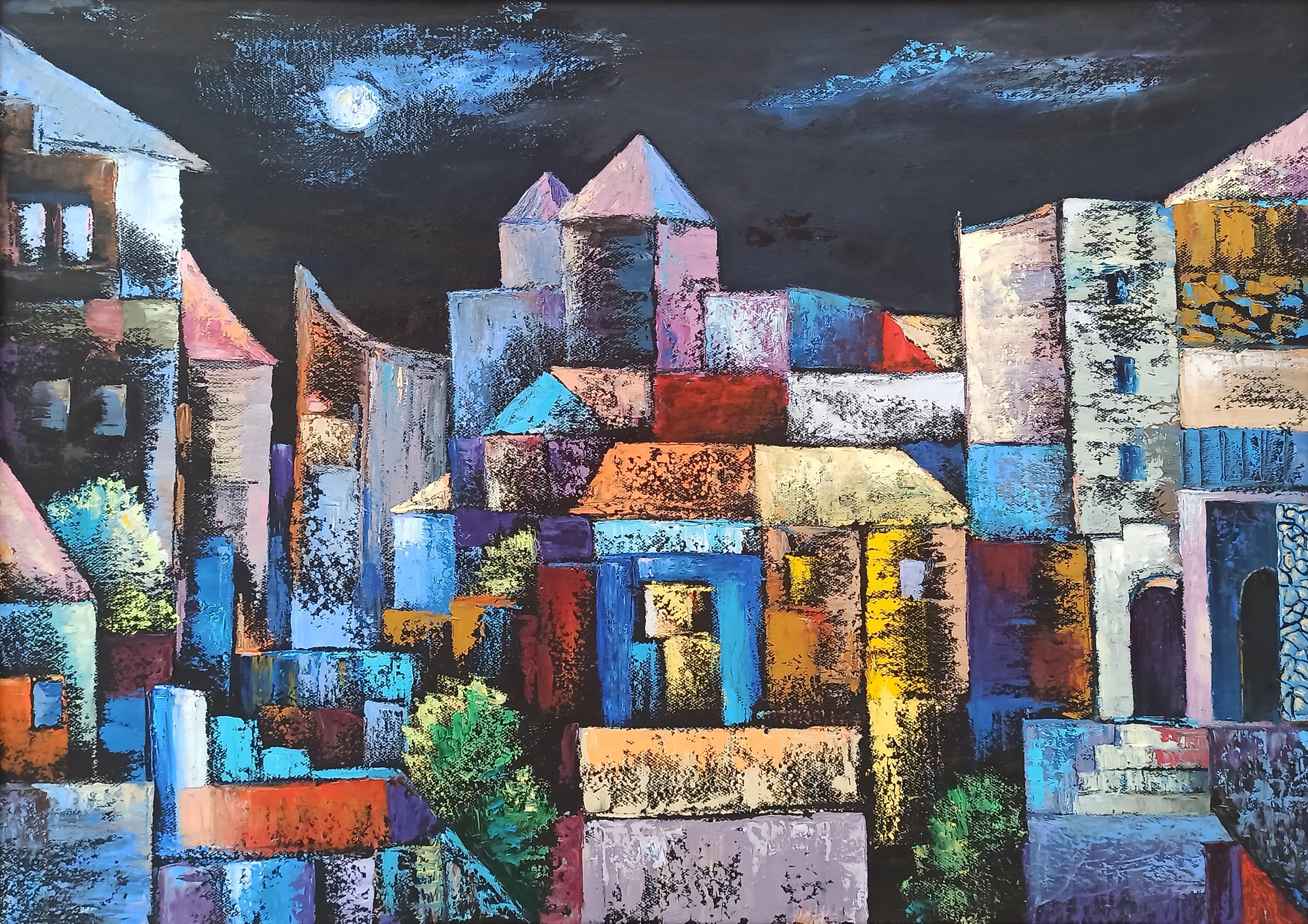 Arto Mkrtchyan, Night cityscape Arto Mkrtchyan, Night cityscape
