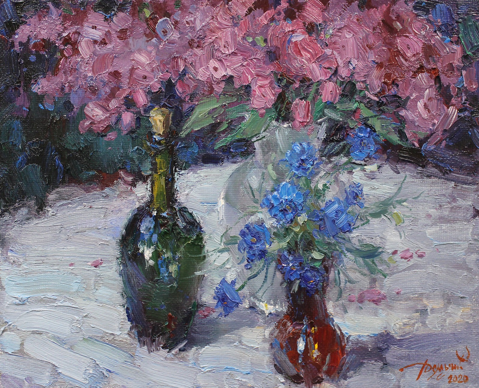 Yuriy Demiyanov, Cornflowers and Phloxes Yuriy Demiyanov, Cornflowers and Phloxes