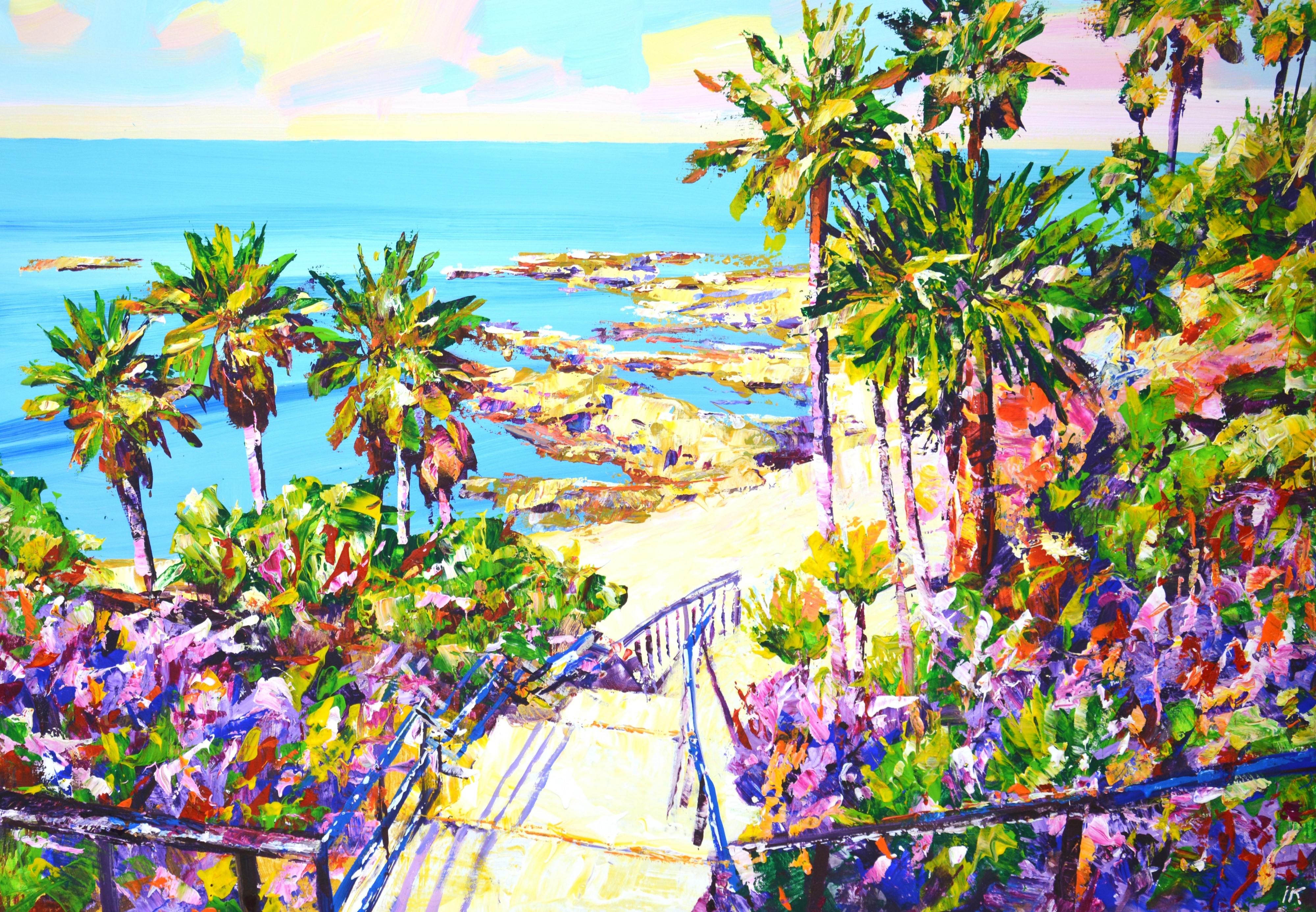 Iryna Kastsova, Road to the ocean. Iryna Kastsova, Road to the ocean.