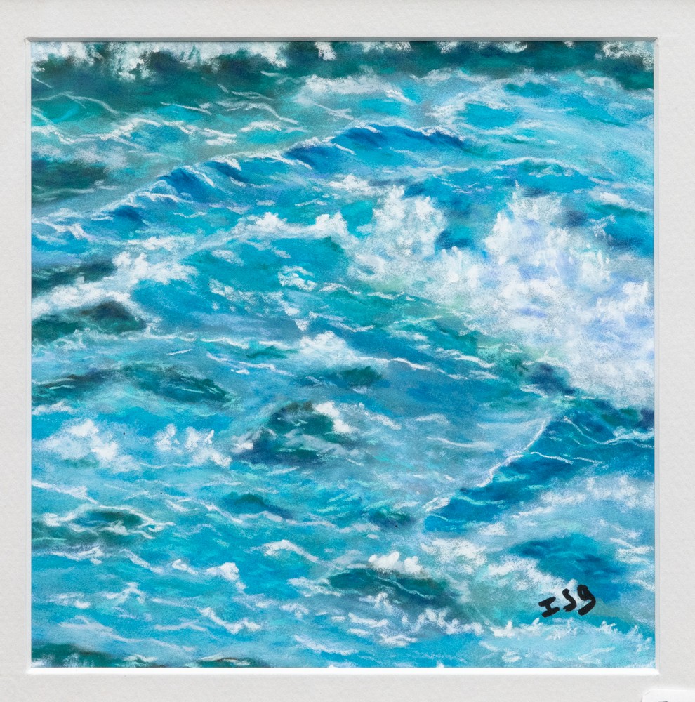 Isabelle Alberge, Courants océaniques - Paysage de bord de mer et tumulte de l'océan Isabelle Alberge, Courants océaniques - Paysage de bord de mer et tumulte de l'océan