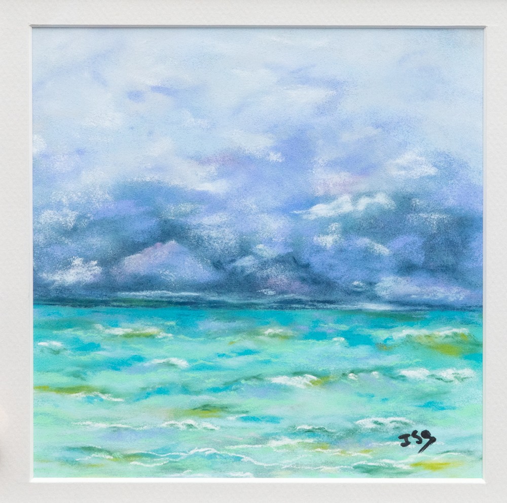 Isabelle Alberge, Ciel tourmenté - Paysage marin Isabelle Alberge, Ciel tourmenté - Paysage marin