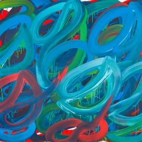 Gemälde, Swirl No.4, Leon Phillips