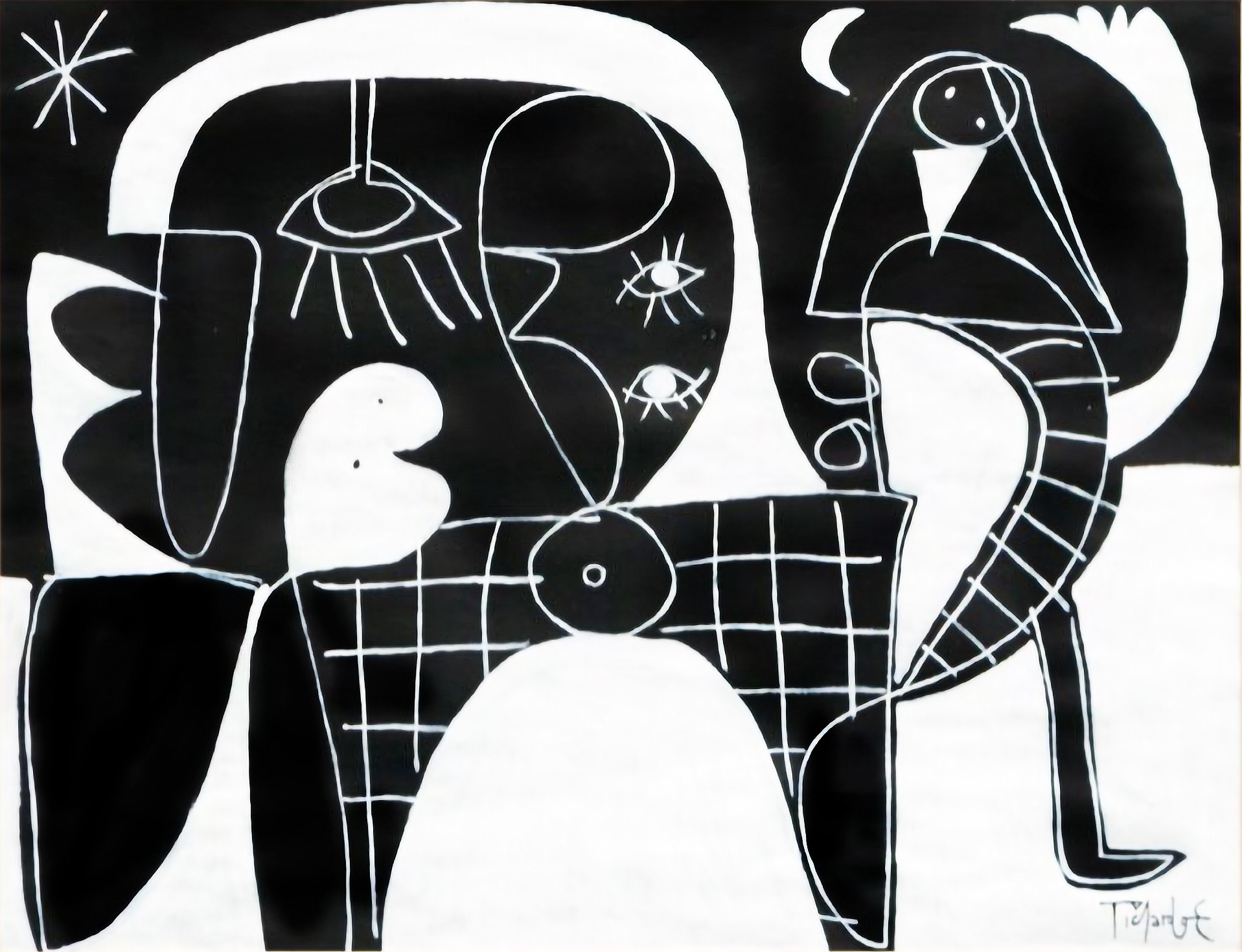 Enrique Pichardo, Composición en blanco y negro Enrique Pichardo, Composición en blanco y negro