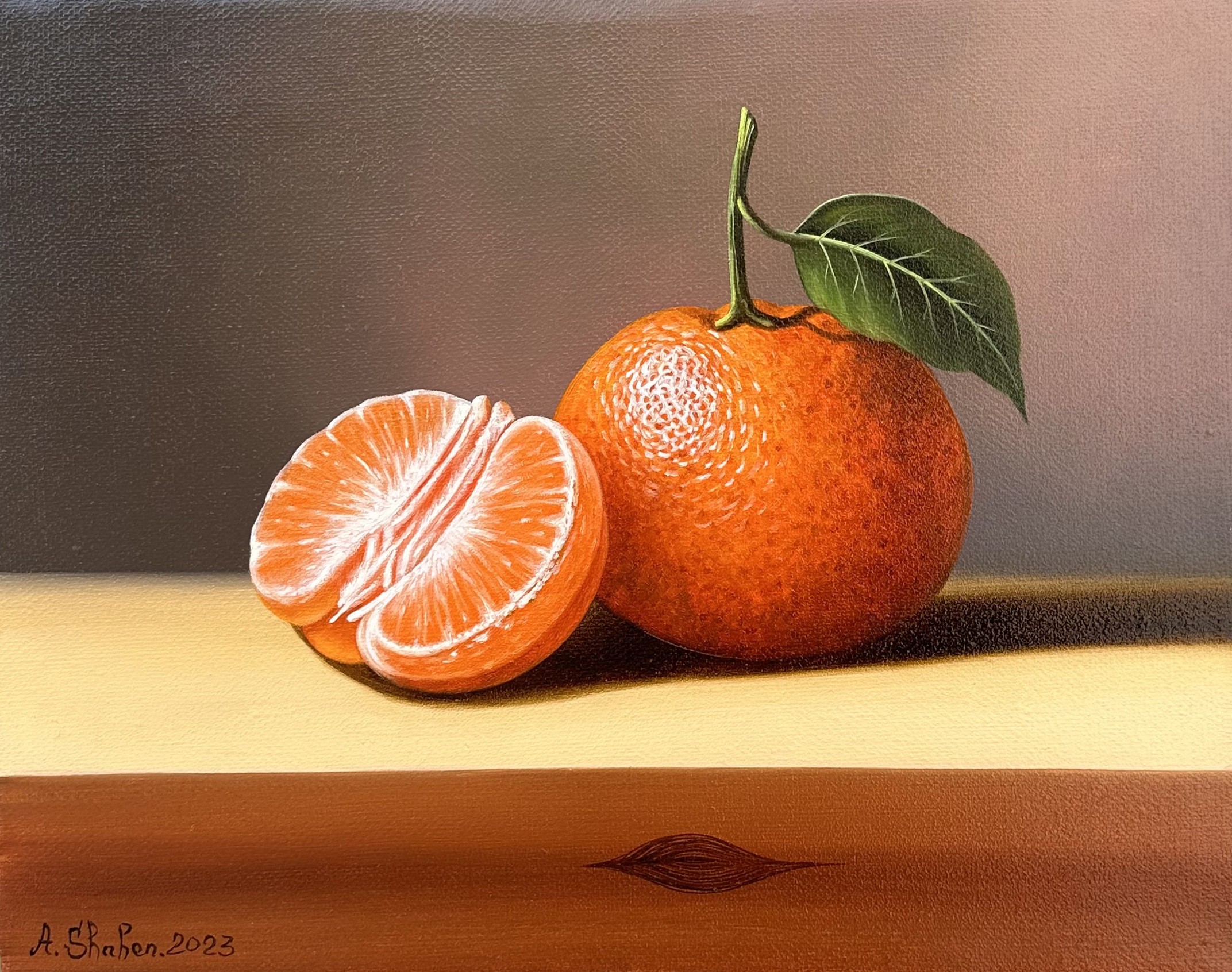 Shahen Aleksandryan, Still life - tangerines Shahen Aleksandryan, Still life - tangerines