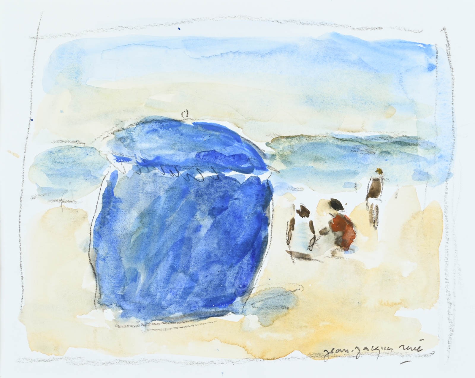 Jean-Jacques René, La tente bleue Jean-Jacques René, La tente bleue