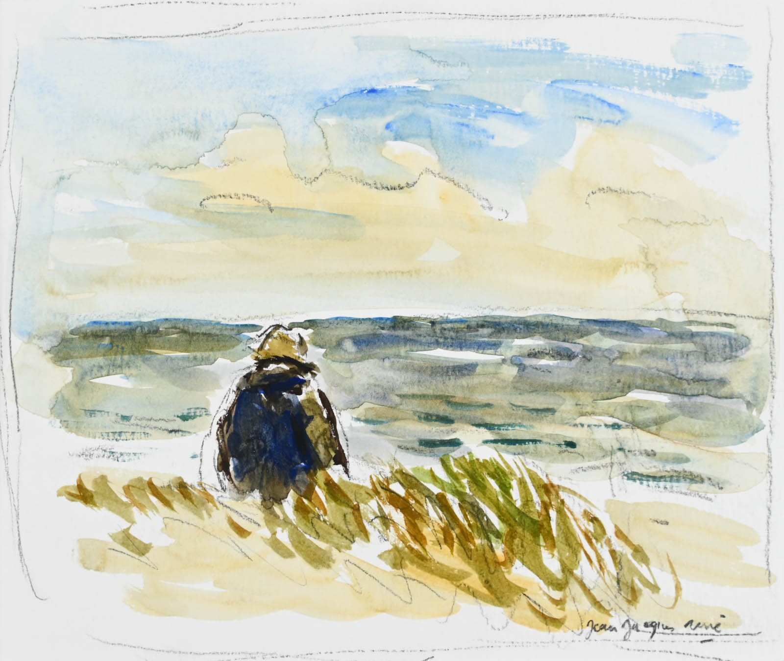 Jean-Jacques René, L'homme sur la plage Jean-Jacques René, L'homme sur la plage