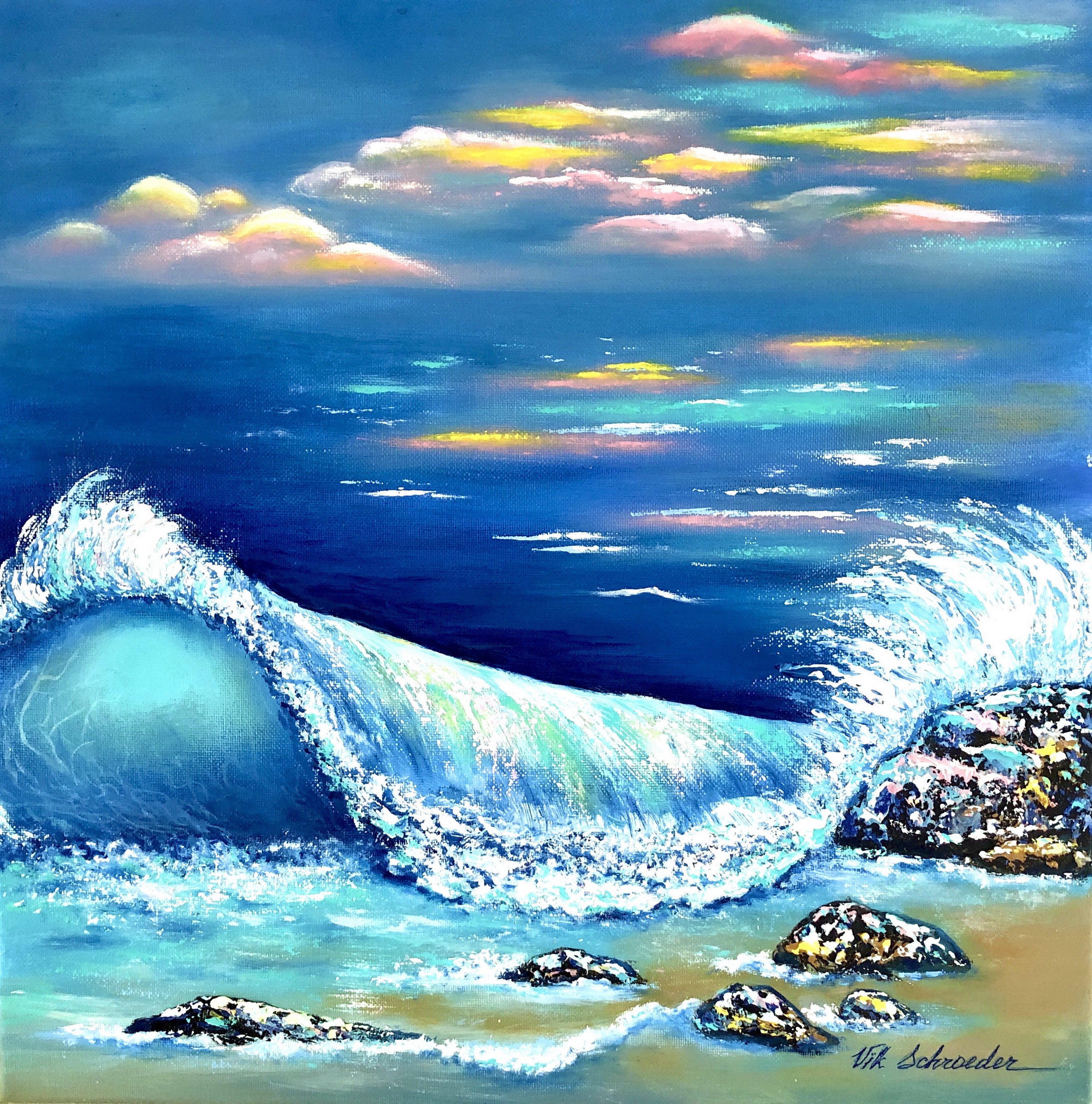 Vik Schroeder, When the sea merges with the sky. Vik Schroeder, When the sea merges with the sky.
