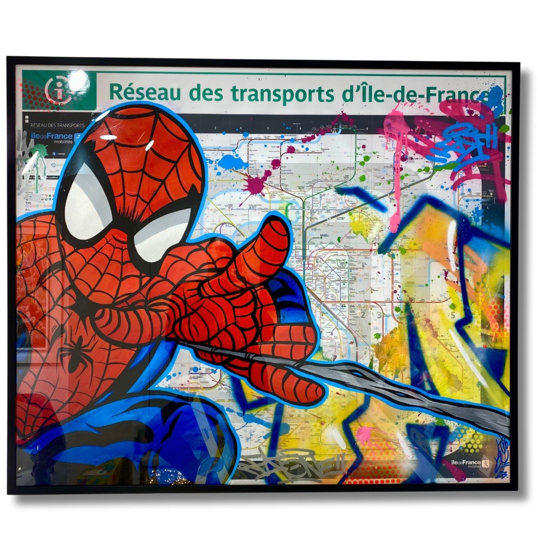 Fat, Plan de metro IDF SPIDERMAN Fat, Plan de metro IDF SPIDERMAN