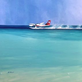 Painting, Landing in paradise, Ulyana Korol