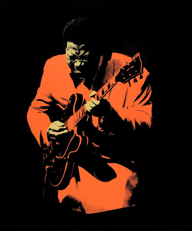 Glen Craig, BB King Kodalith Performance - Orange Jacket, LA Forum Glen Craig, BB King Kodalith Performance - Orange Jacket, LA Forum