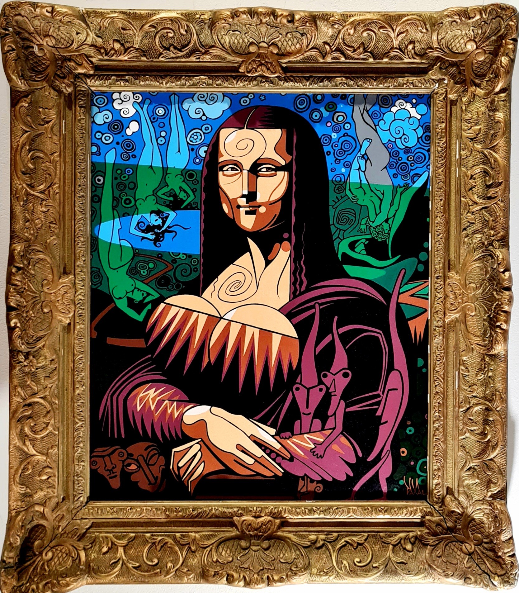 Paxal, L'enlèvement des Sabines (vs Mona Lisa) Paxal, L'enlèvement des Sabines (vs Mona Lisa)