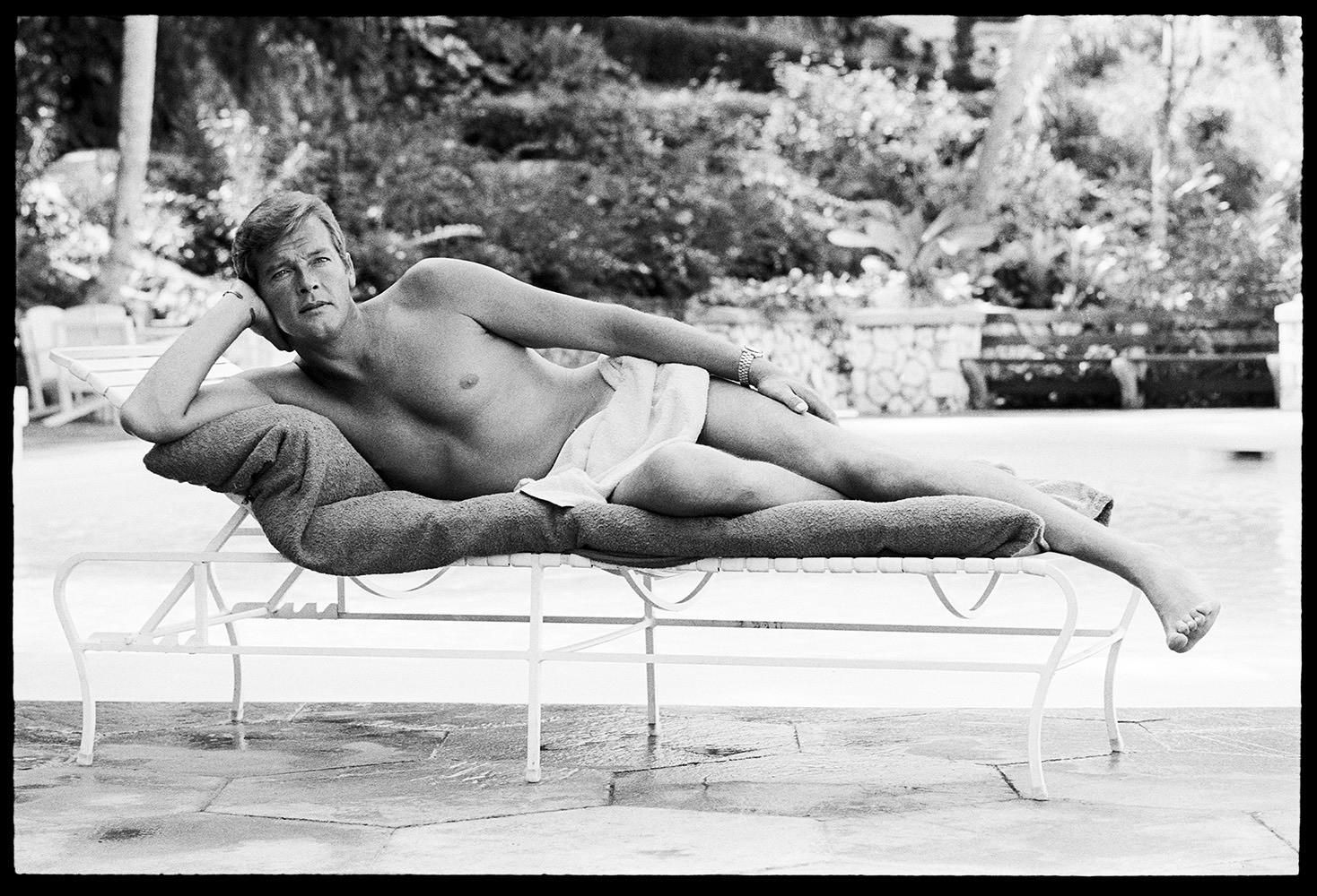 David Steen, Roger Moore - Ocha Rios, Jamaica. David Steen, Roger Moore - Ocha Rios, Jamaica.