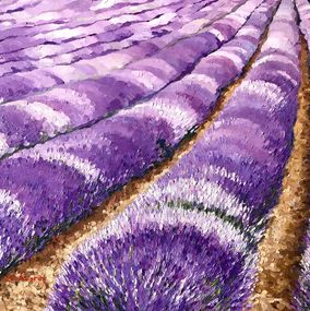 Gemälde, Lavender infinity, Ulyana Korol