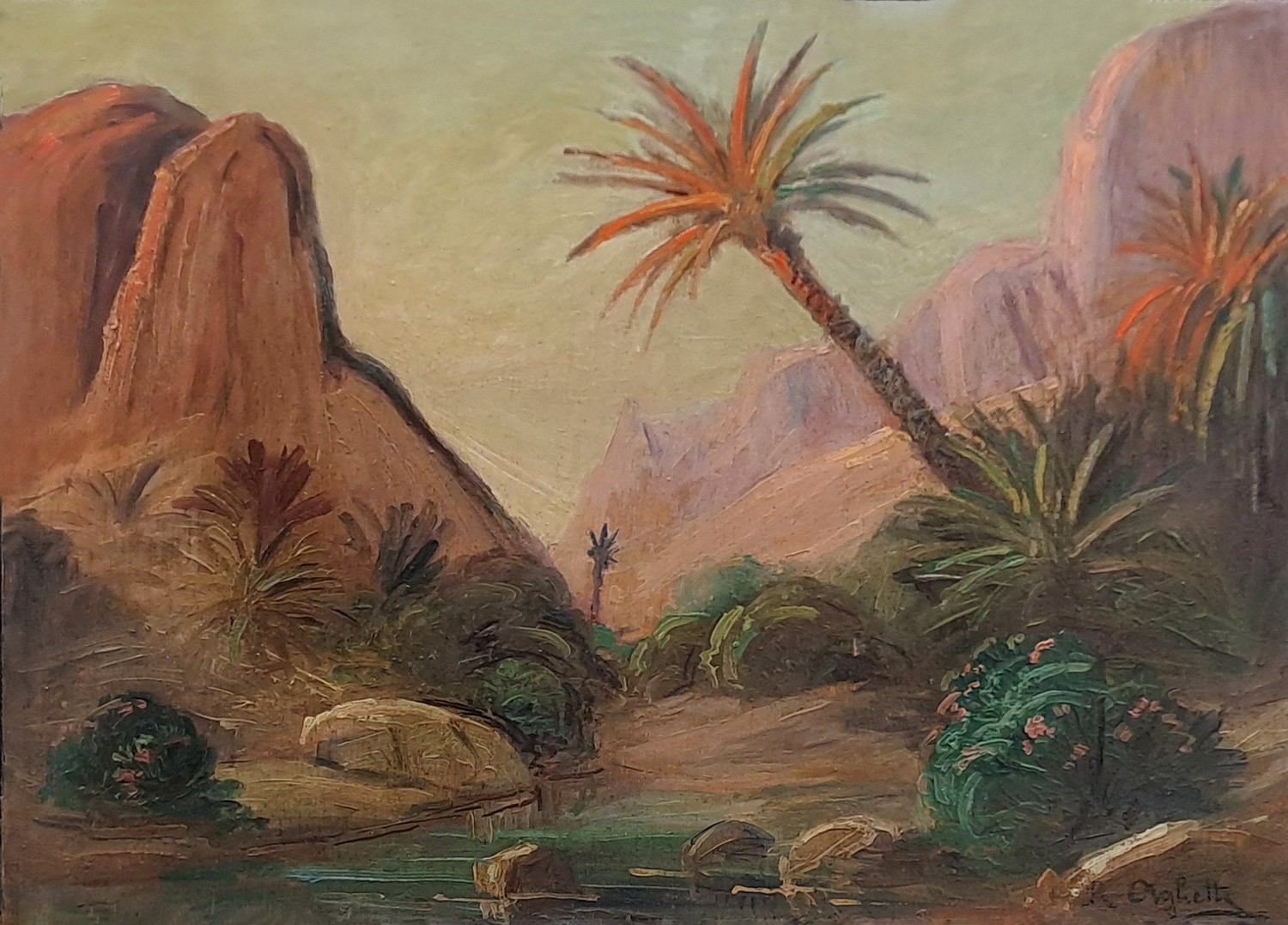 Roméo AGLIETTI, L'Oasis Algérien Roméo AGLIETTI, L'Oasis Algérien